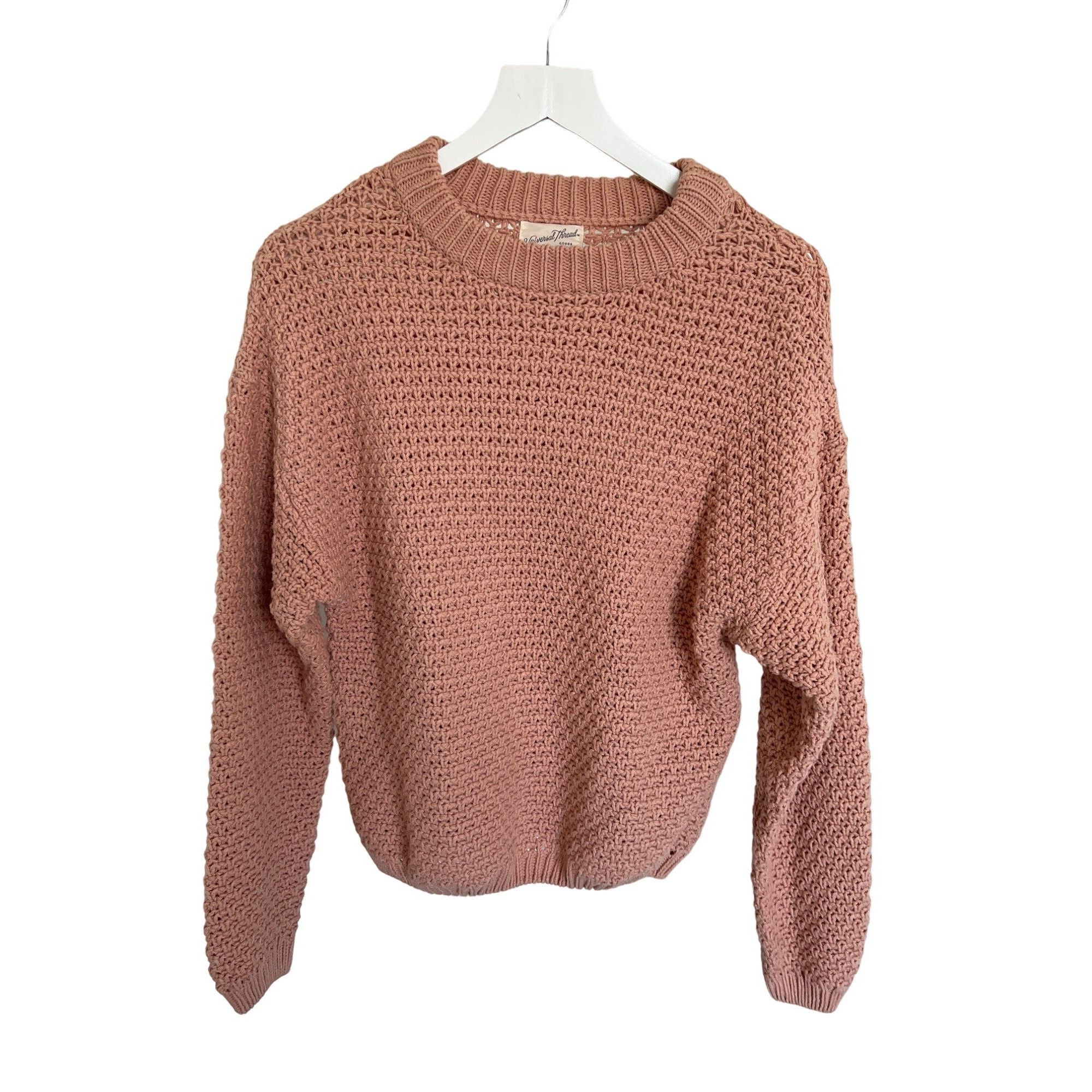 Other Universal Thread Peach Crewneck Sweater Size S / US 4 / IT 40 - 1 Thumbnail