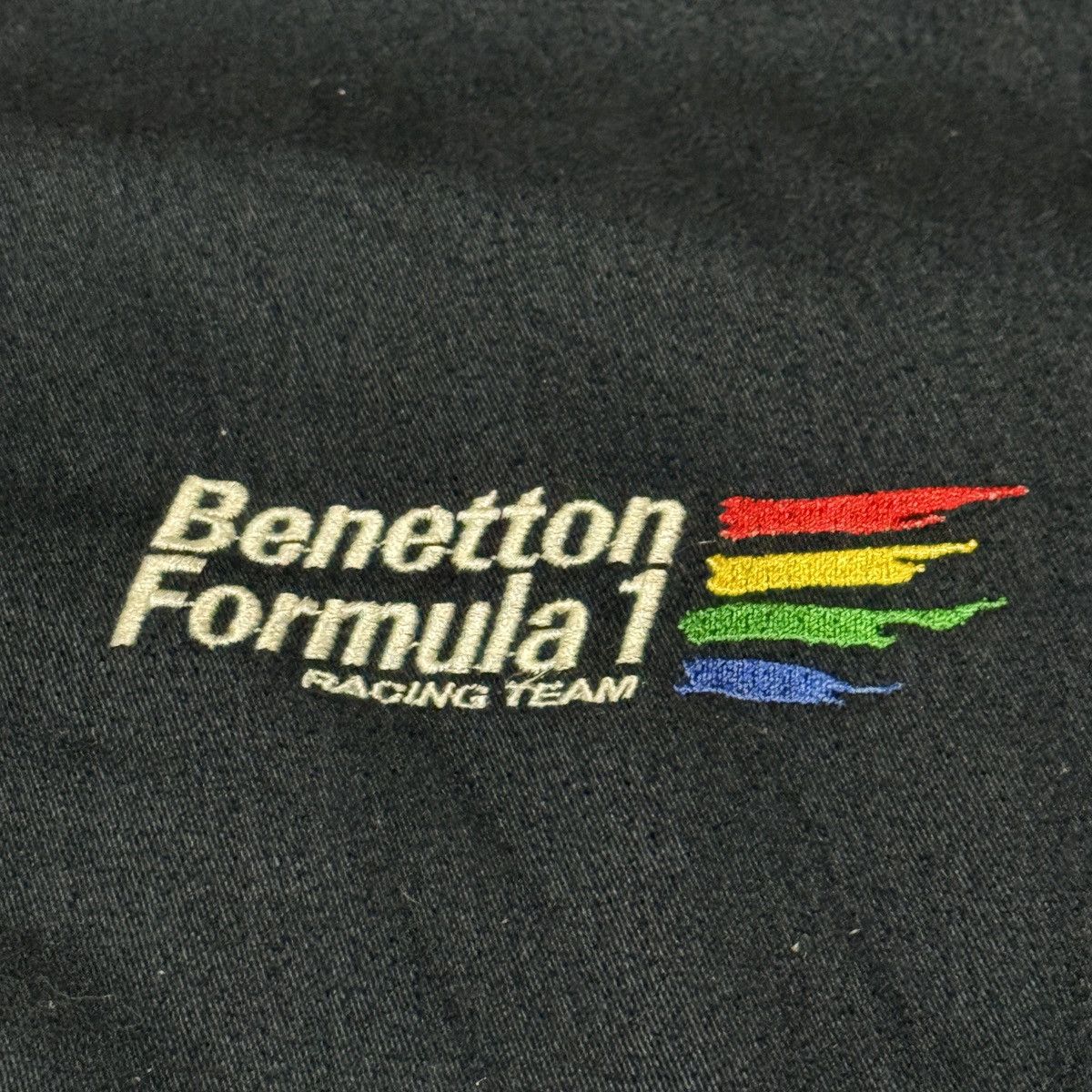 Benetton Vintage Rare Benetton Renault F1 Racing Team Bomber Jacket Size US L / EU 52-54 / 3 - 18 Thumbnail
