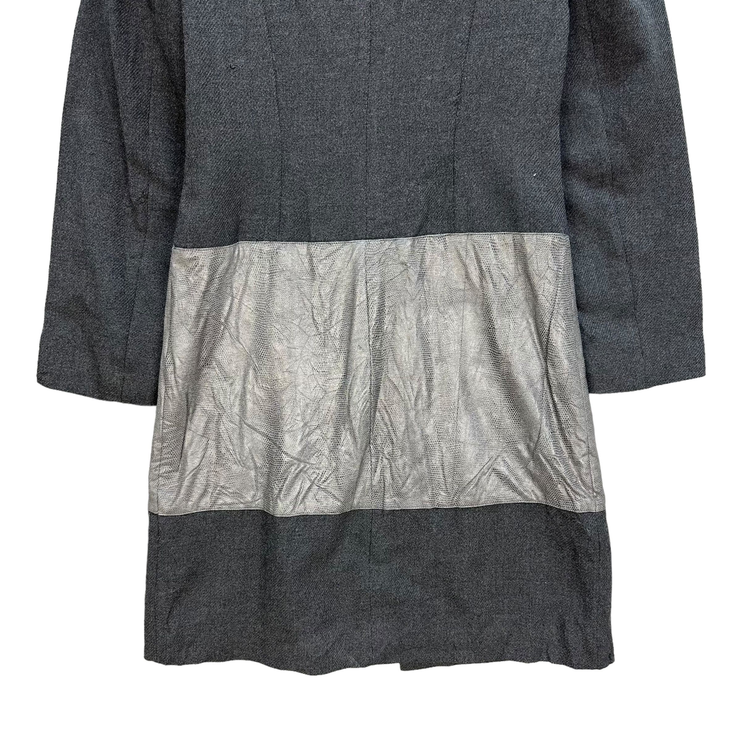 Japanese Brand Vintage Ingrid Van de Wiele Hybrid Wool Overcoat #A25-0560 Size XS / US 0-2 / IT 36-38 - 14 Thumbnail