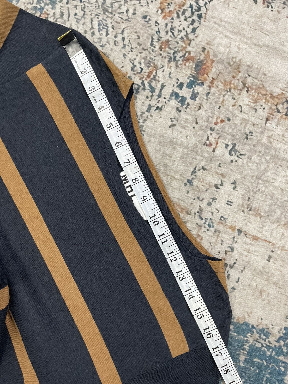 Margaret Howell MHL Margaret Howell Wide Crew Wide Stripe Shirt Size XS / US 0-2 / IT 36-38 - 8 Thumbnail