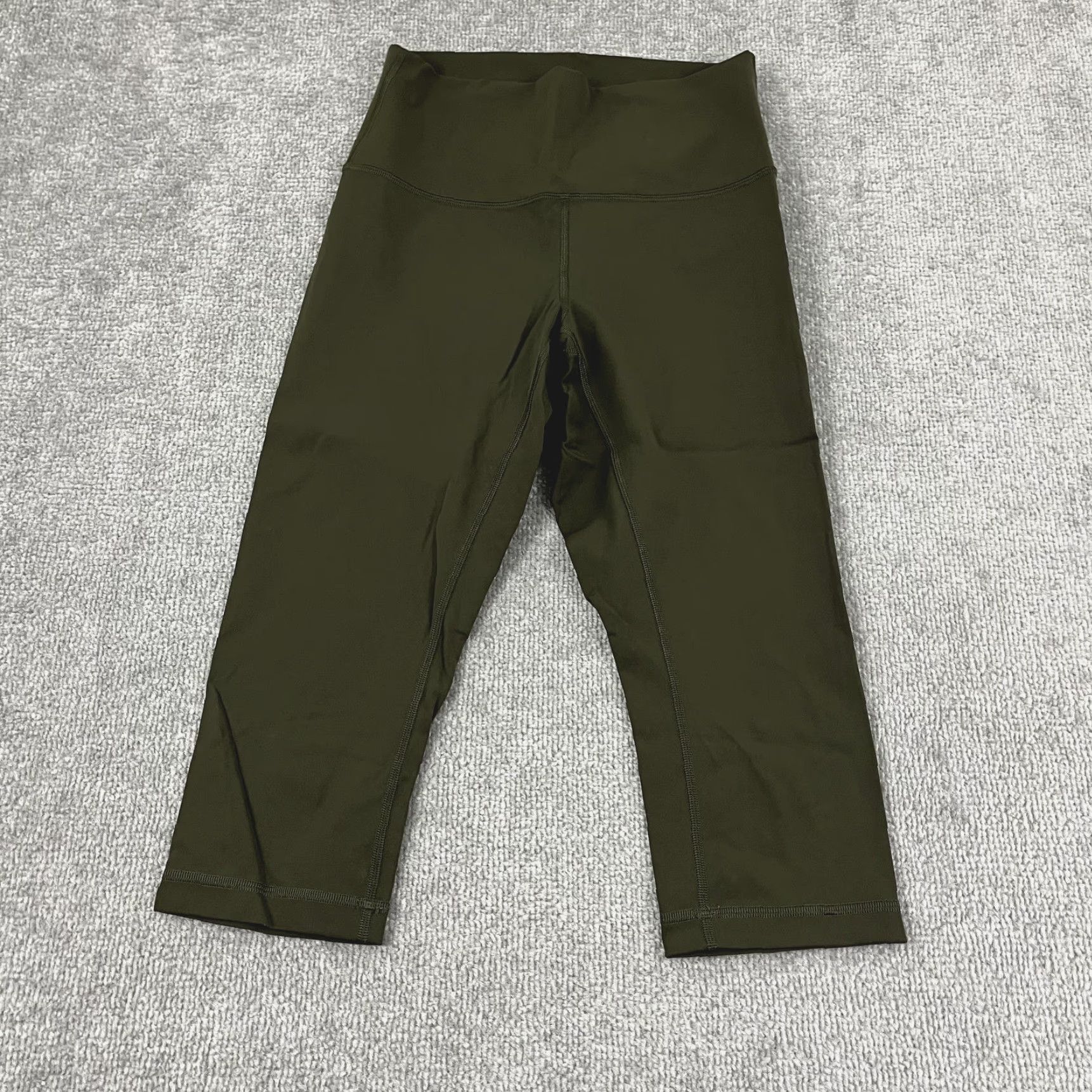 Lululemon LULULEMON Wunder Under Tights Womens Size 6 17" Green Gym Yoga Pull On W6ATQS Leggings Size 28" / US 6 / IT 42 - 3 Thumbnail