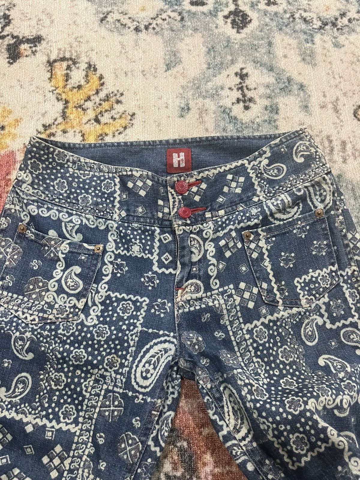 Hysteric Glamour Vintage 90s parsley patchwork printed Size 30" / US 8 / IT 44 - 15 Thumbnail