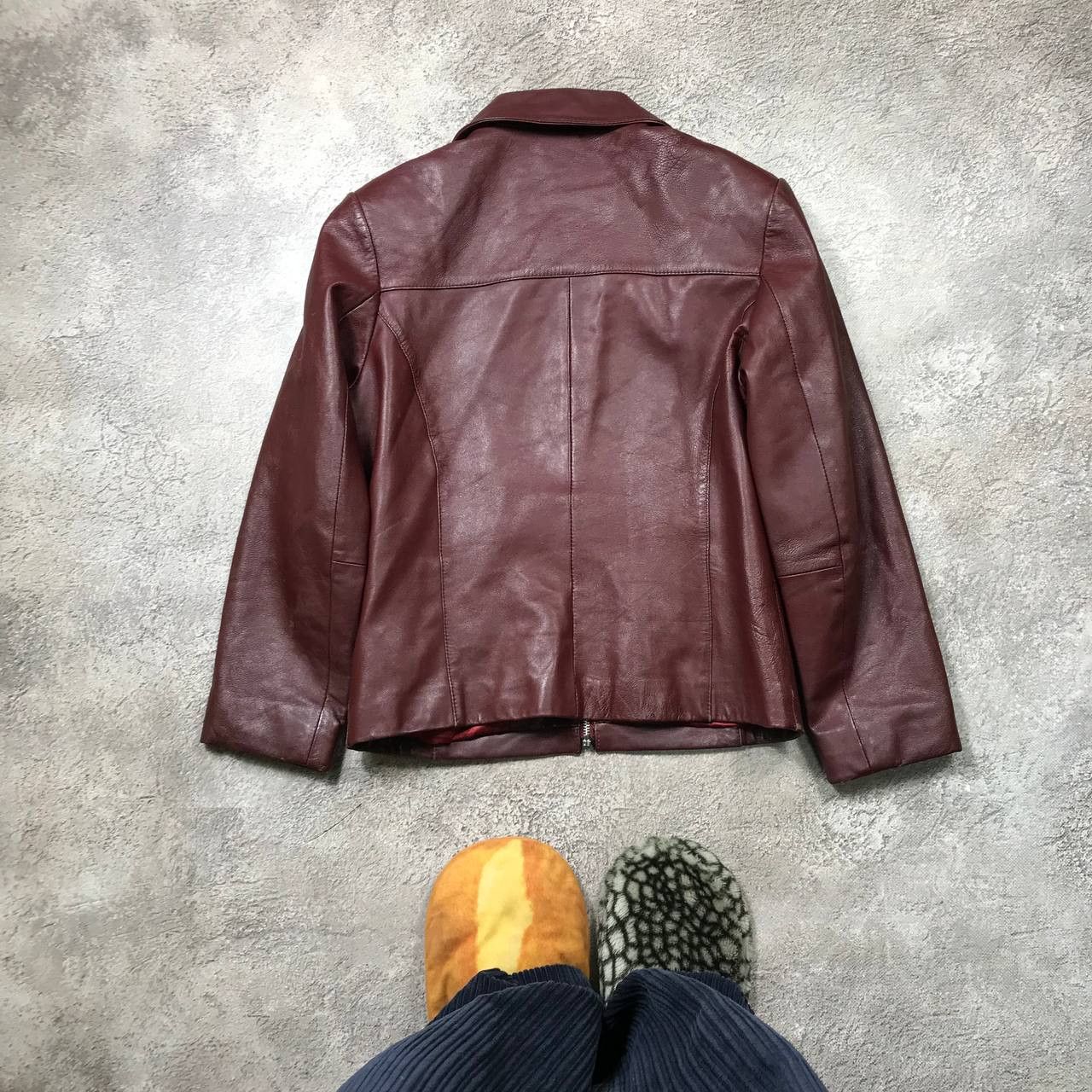 Japanese Brand VINTAGE Y2K LEATHER JACKET JAPAN CASUAL STREETWEAR 90s Size M / US 6-8 / IT 42-44 - 6 Thumbnail