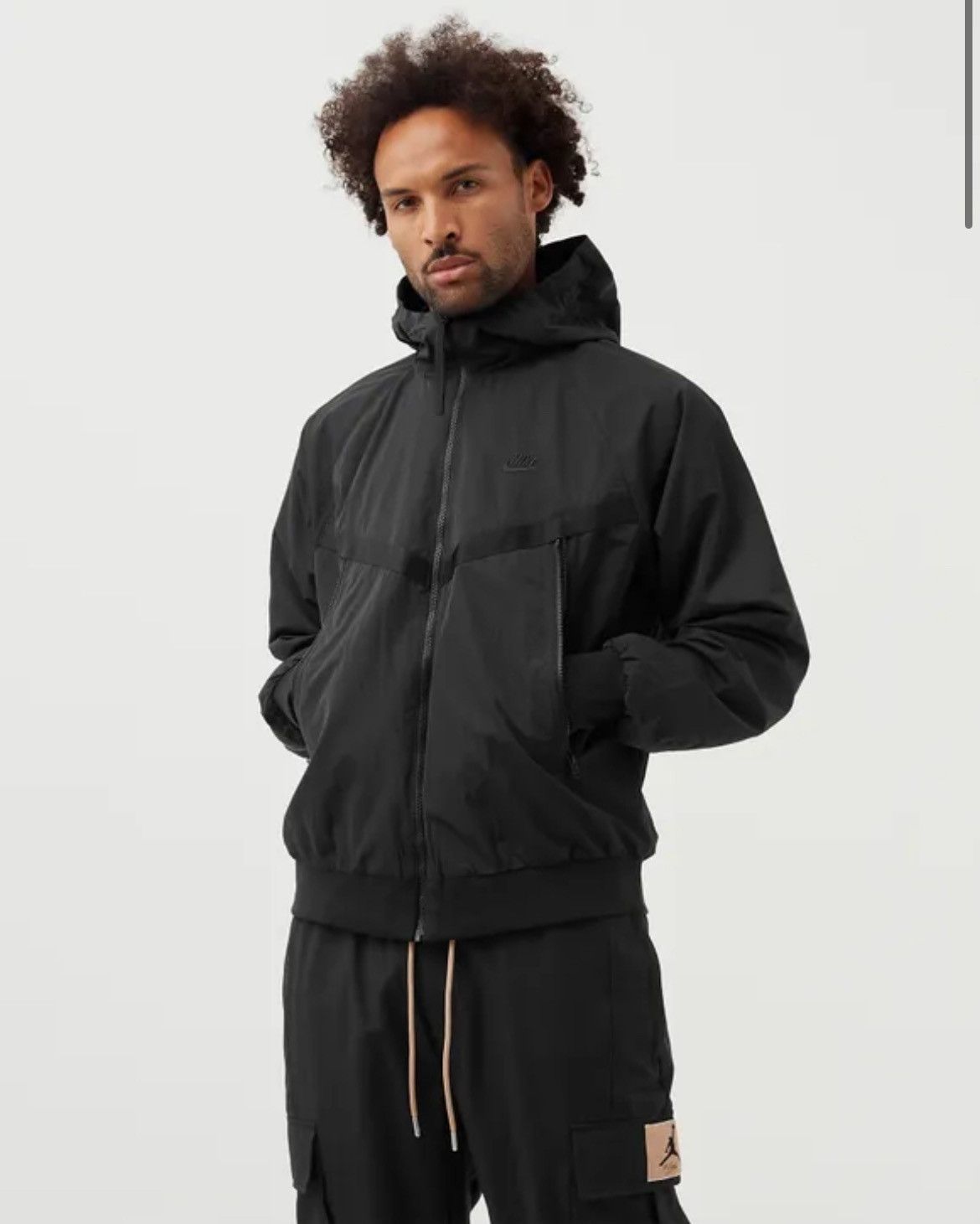 Nike Triple Black Nike Windrunner HD Hooded Jacket(M) Size US M / EU 48-50 / 2 - 7 Thumbnail
