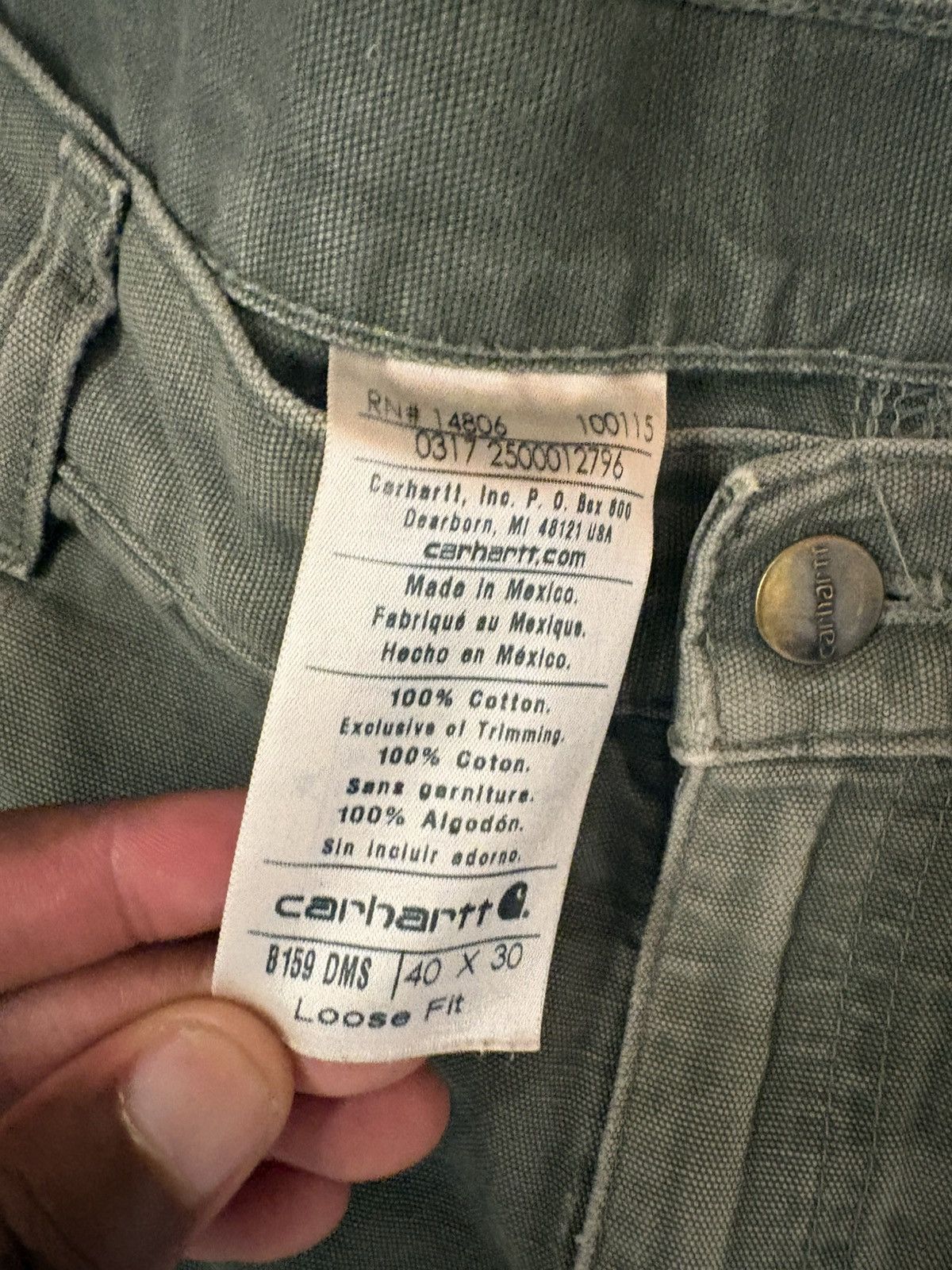Carhartt vintage Carhartt jeans Size US 30 / EU 46 - 4 Thumbnail