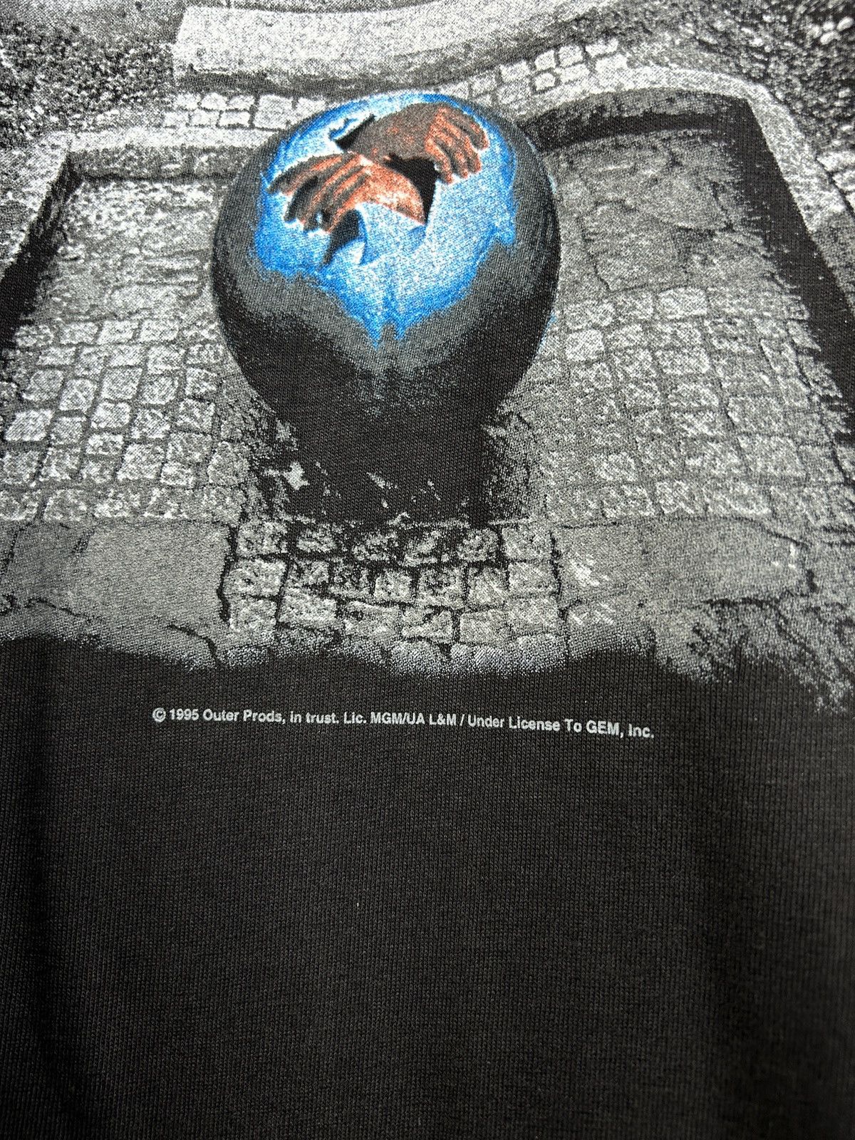 Band Tees 90s Vintage The Outer Limits 1995 TV Series Promo T-Shirt Size US XL / EU 56 / 4 - 3 Thumbnail