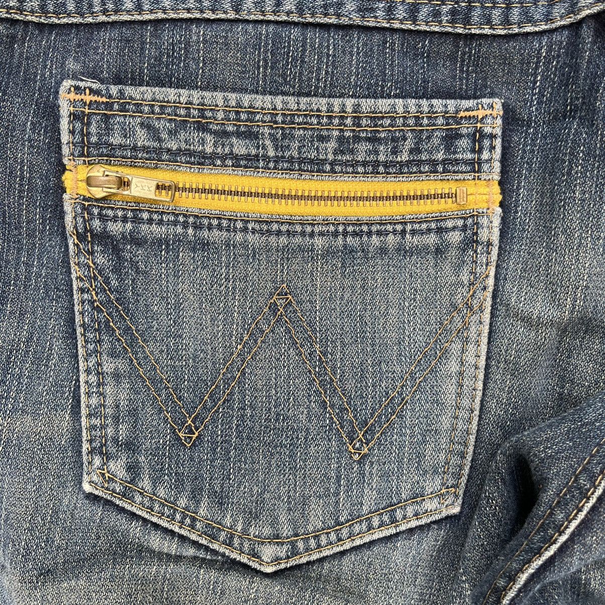 Wrangler Flare Jeans Wrangler Rusty Faded Boot Cut Low Rise Denim Size US 30 / EU 46 - 14 Thumbnail