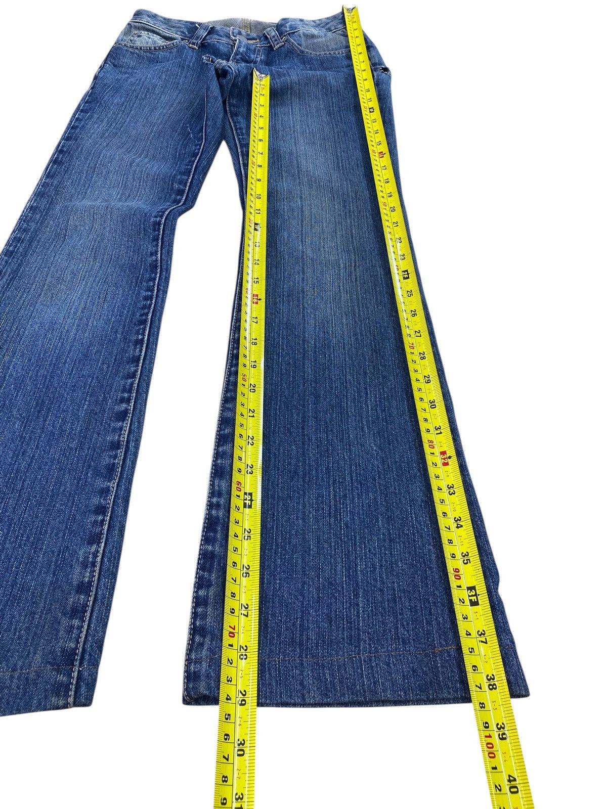 Uniqlo Uniqlo Faded Blue Wash Style Bootcut Jeans Size US 32 / EU 48 - 9 Thumbnail