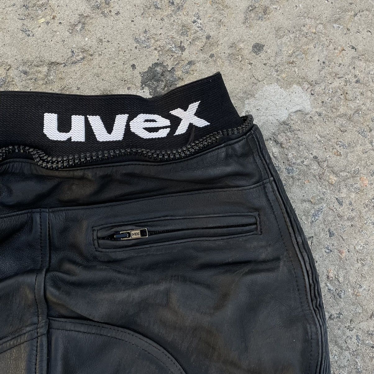 Leather × Vintage Vintage Leather Pants Moto Uvex 90s Y2K Style USA Size US 30 / EU 46 - 13 Thumbnail