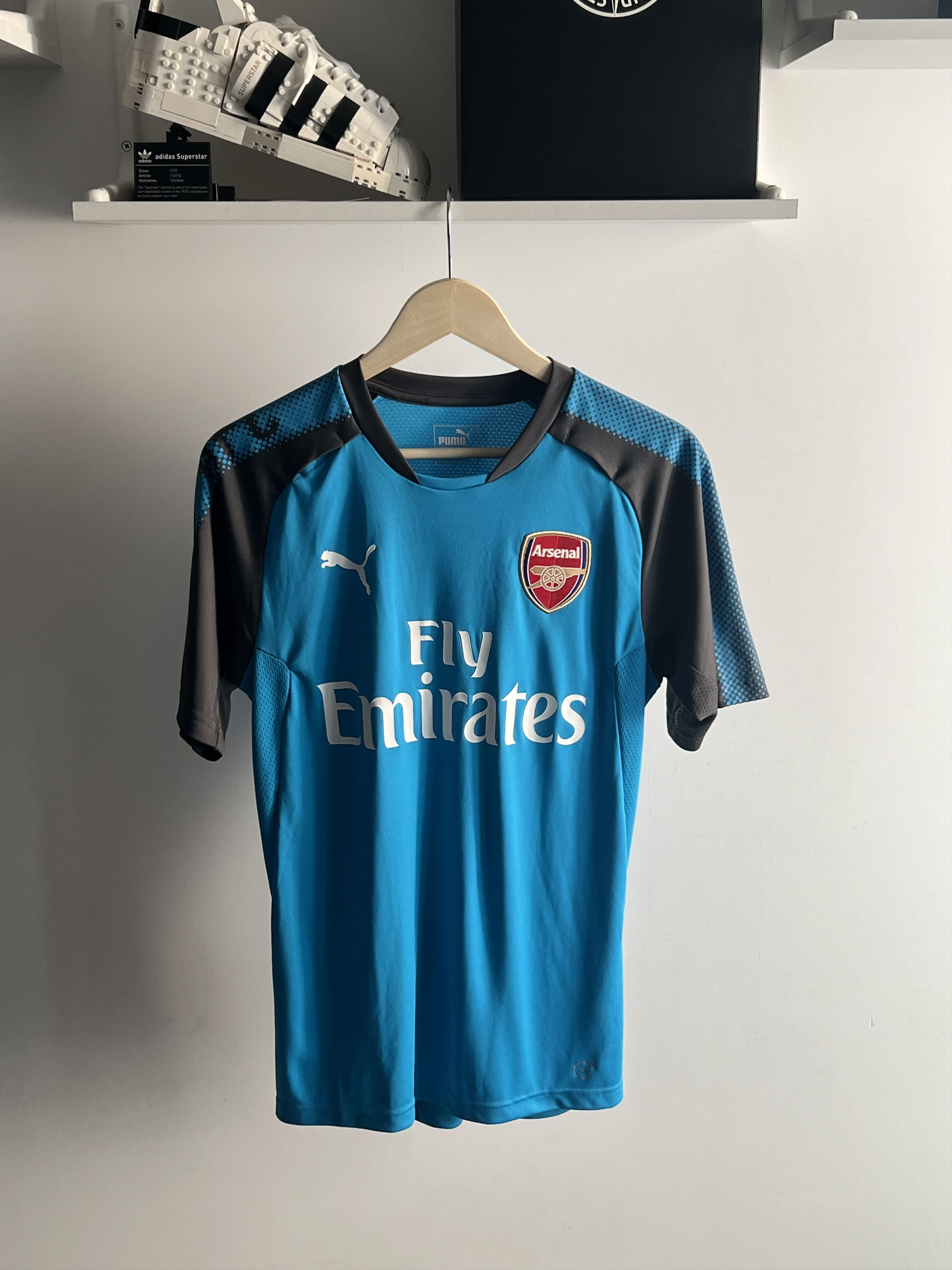 Puma Soccer Jersey Puma Arsenal London 2018/19 Training T Shirt Size US S / EU 44-46 / 1 - 1 Thumbnail