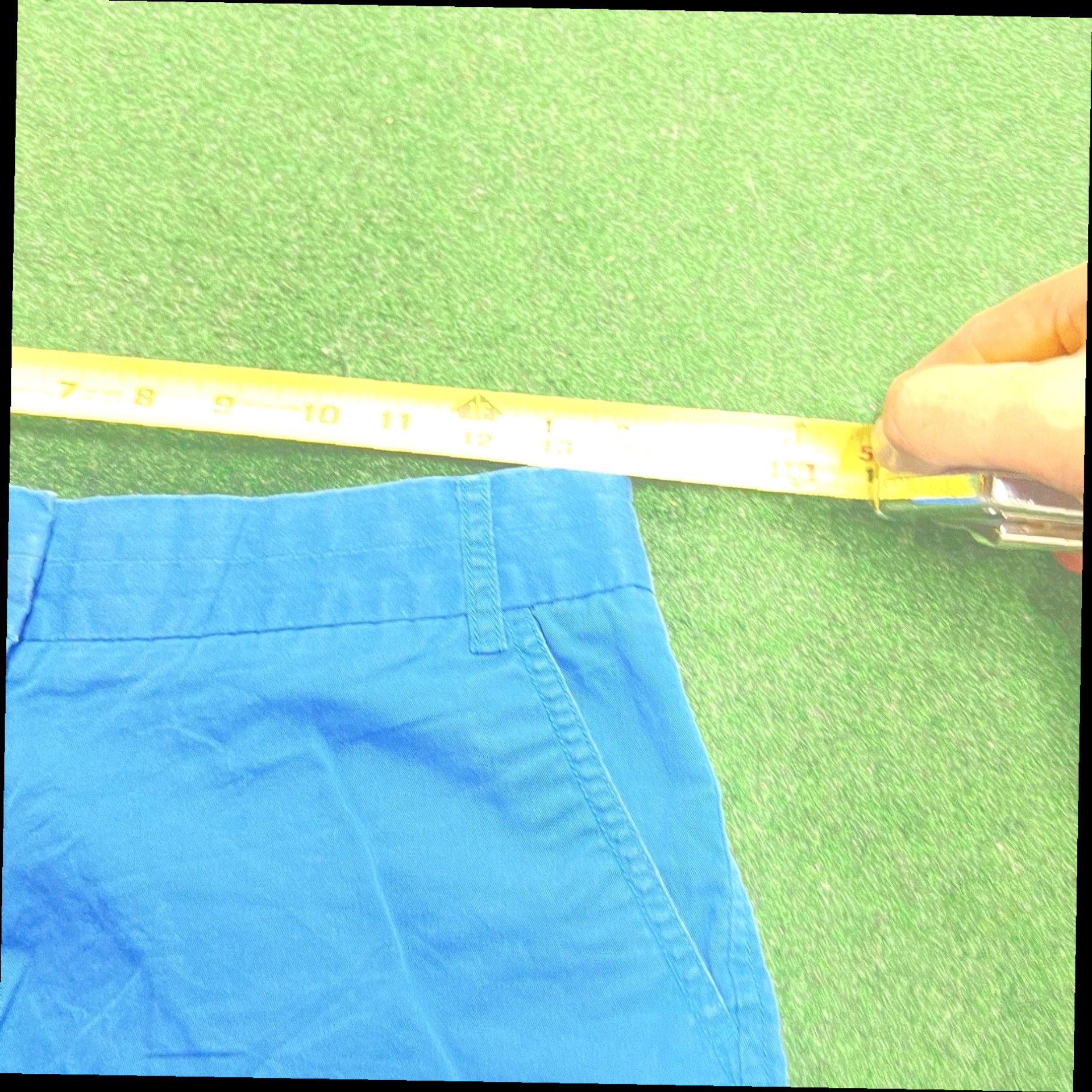 J.Crew J.Crew Chino Shorts, Size 0 Women's Blue Summer Ocean Beach Outdoors Size 25" / US 0 / IT 36 - 4 Thumbnail