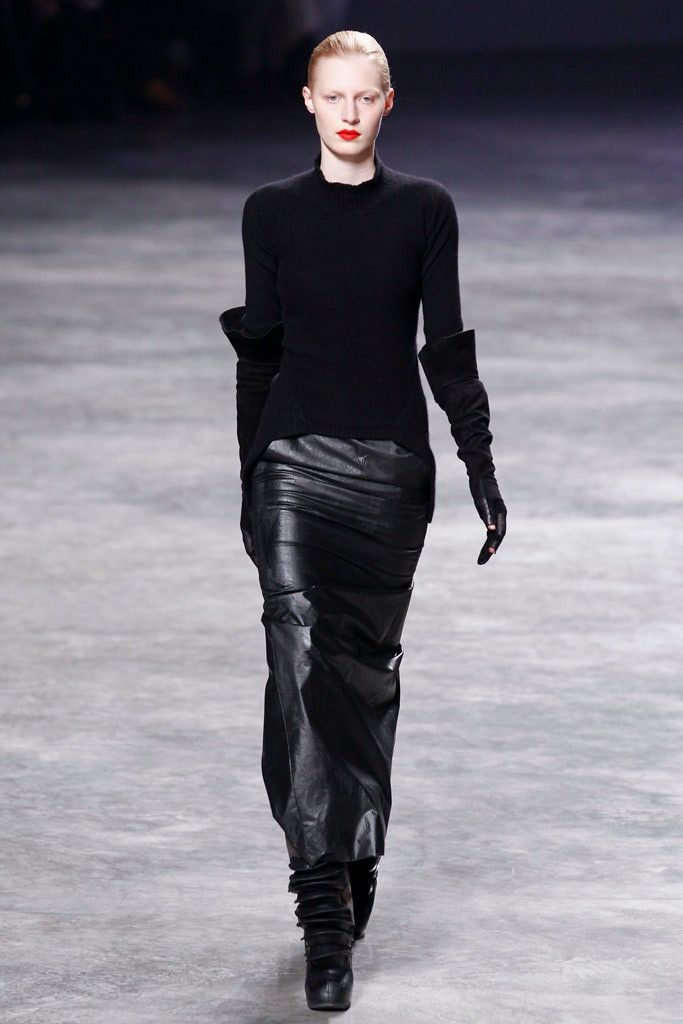 Rick Owens Rick Owens Limo FW11 Runway Maxi Skirt Size 27" / US 4 / IT 40 - 2 Thumbnail