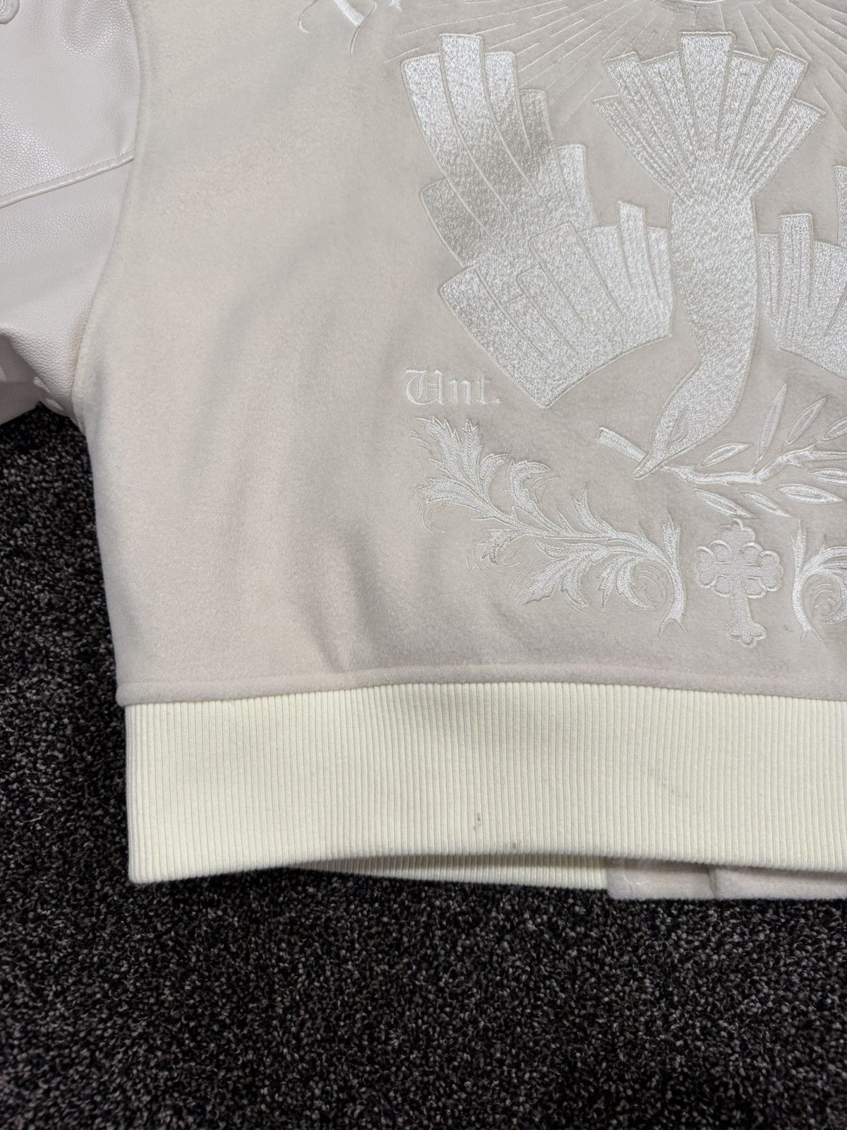 Untitled Artworks Untitled Artworks Milano Angel of Peace Varsity Cream Jacket Size US S / EU 44-46 / 1 - 16 Thumbnail