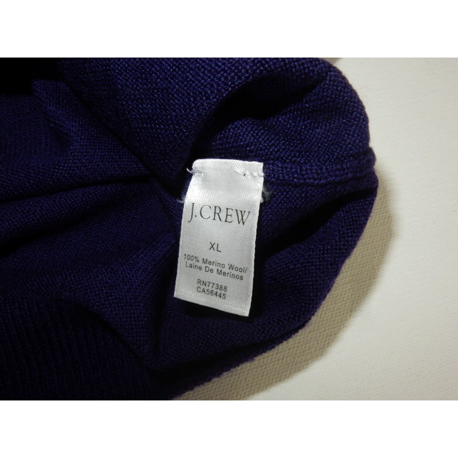J.Crew J.CREW Wool Sweater Pullover Size XL Purple Mens Size US XL / EU 56 / 4 - 4 Thumbnail