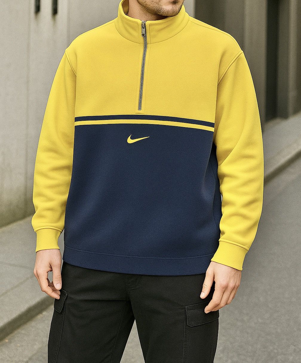 Nike Nike Vintage 90s Half Zip Sweatshirt Size M Swoosh Pullover Size US M / EU 48-50 / 2 - 3 Thumbnail