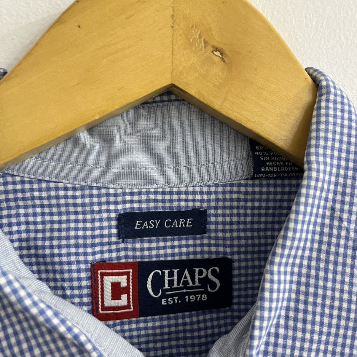 Japanese Brand Chaps Short Sleeve Button Up Size US XL / EU 56 / 4 - 5 Thumbnail