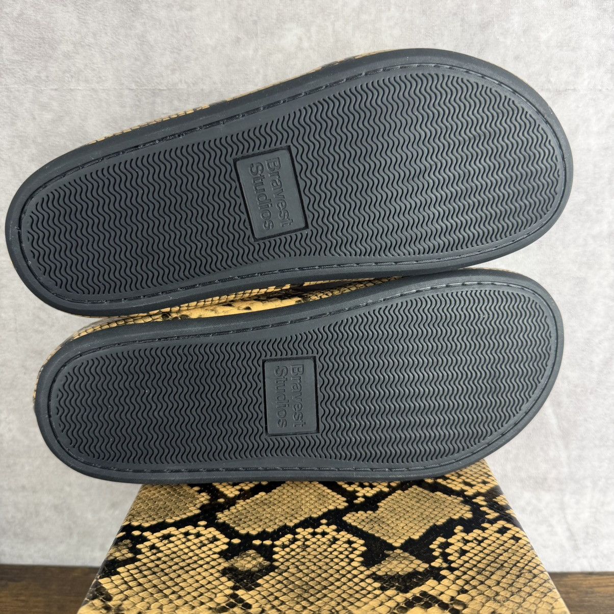 NEW Bravest Studios Snake Claw Mule Tan Size 8 Designer Slip-On Shoes OG Rare BS NEW Bravest Studios Snake Claw Mule Tan Designer Slip-On OG  main image 4
