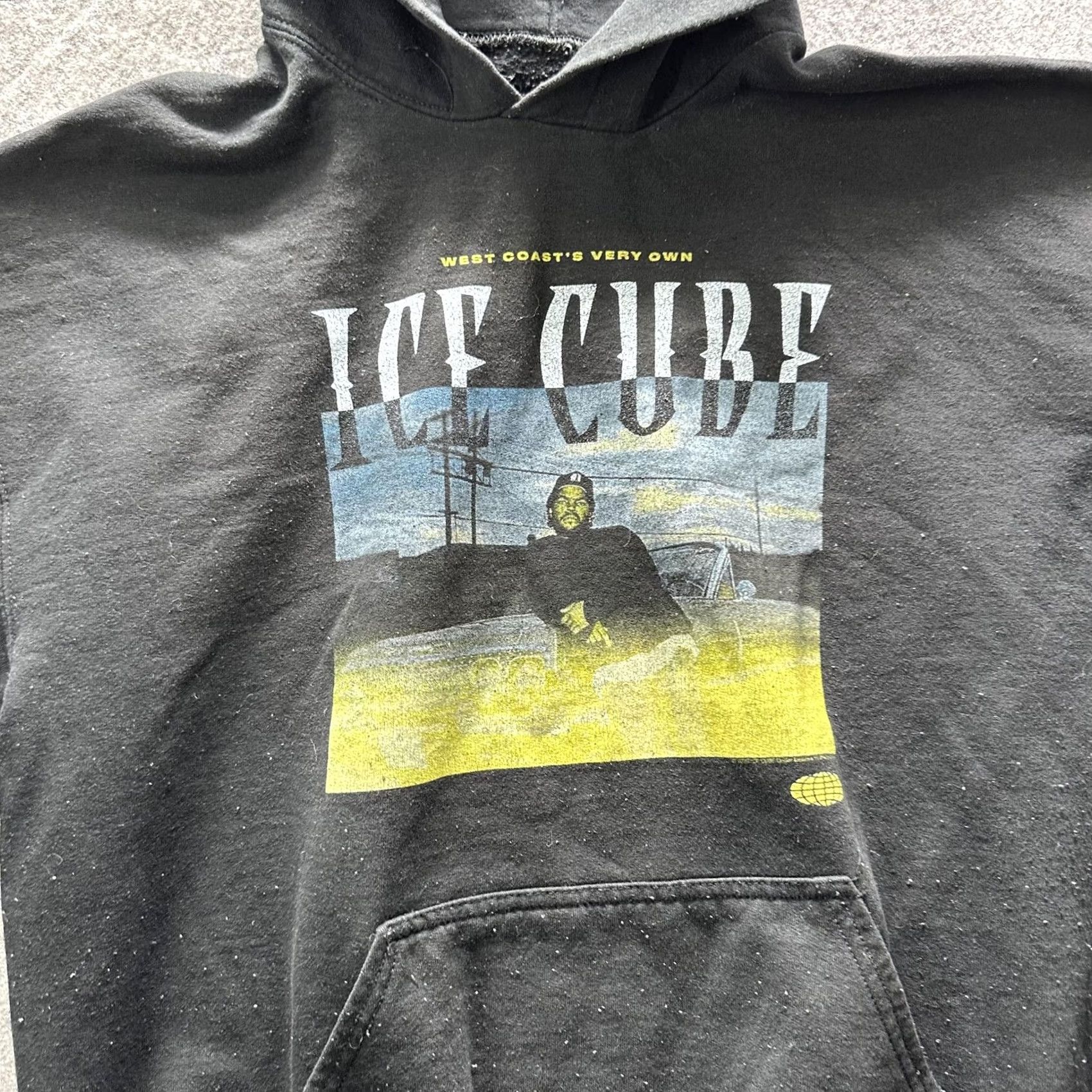 Vintage Ice Cube Hoodie Mens Large Black Good Day Graphic Hip Hop Sweatshirt Pullover Size US L / EU 52-54 / 3 - 2 Thumbnail