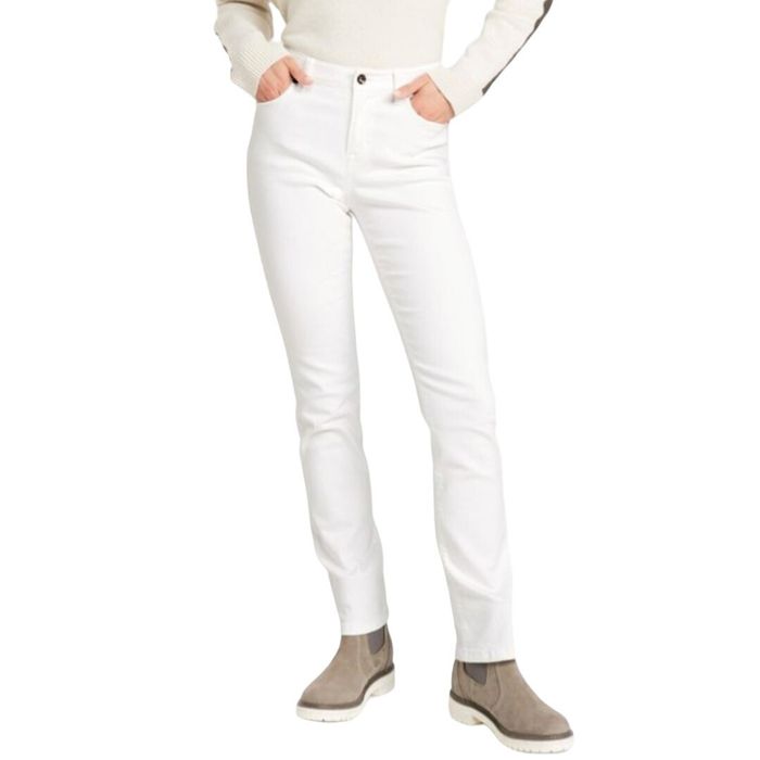 Women's True Shape Jeans, High-Rise Straight-Leg Fleece-Lined at L.L. Bean