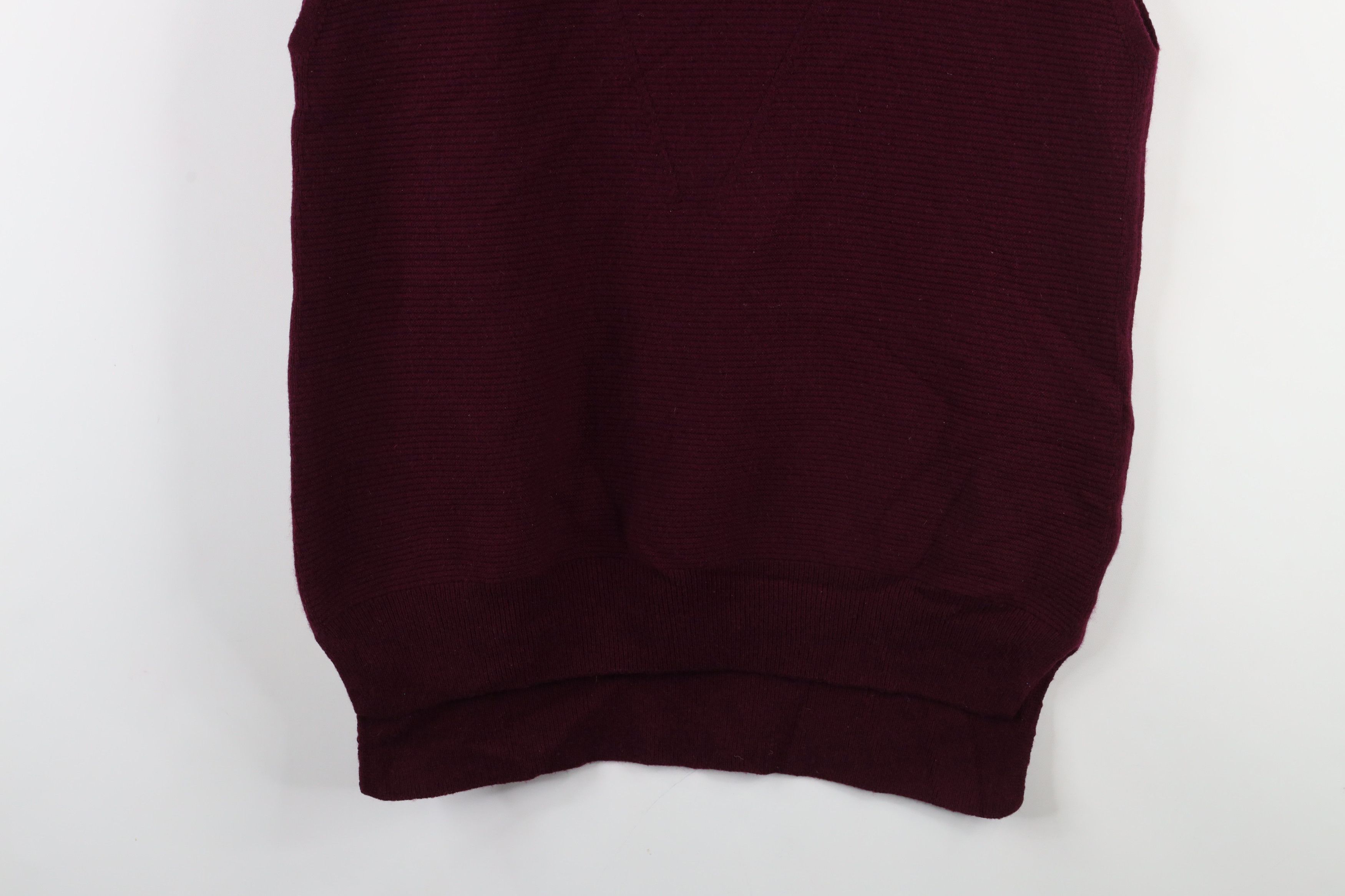 Vintage Vintage Y2K Babydoll Cashmere Ribbed Knit Sleeveless Sweater Size XXL / US 16-18 / IT 52-54 - 3 Thumbnail
