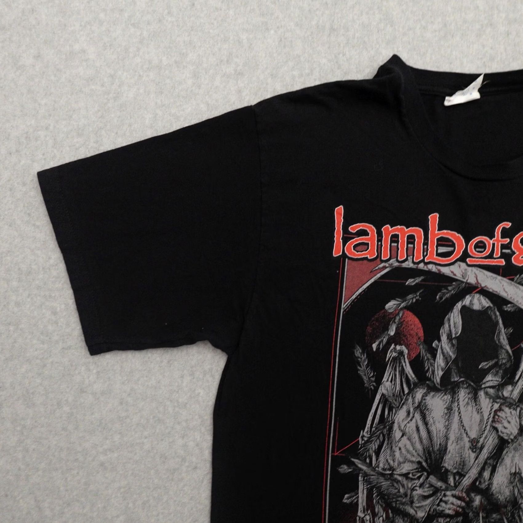 Port & Company Lamb of God Tshirt Adult Medium Black Lightweight Raf Reaper Graphic Size US M / EU 48-50 / 2 - 5 Thumbnail