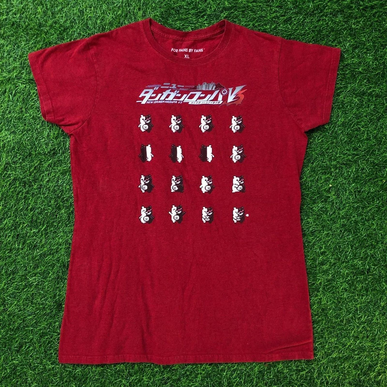 Other Retro Red New Danganronipa V3 Anime Pixel Graphic Tee Size US XL / EU 56 / 4 - 1 Thumbnail