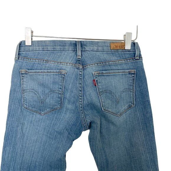 Levi's Levis Light Blue 421 Skinny Jeans Size 1/25 Size 25" / US 0 / IT 36 - 3 Thumbnail