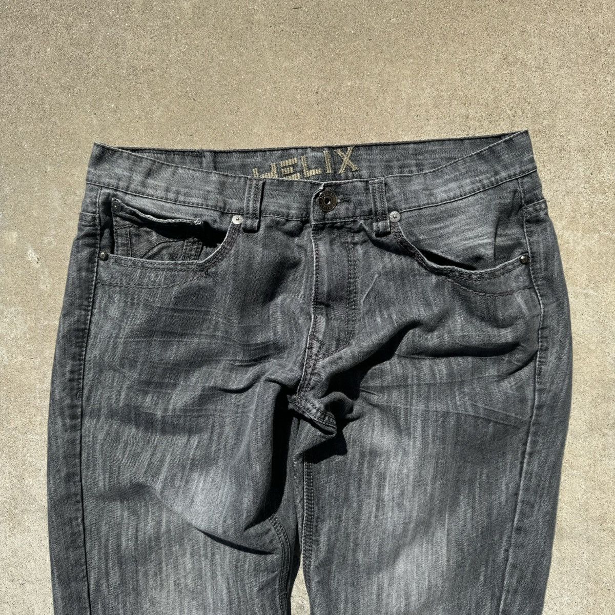 Helix × JNCO × Southpole Vintage 90s Vertical Denim Black Skater Helix Jeans 36 Size US 36 / EU 52 - 8 Thumbnail
