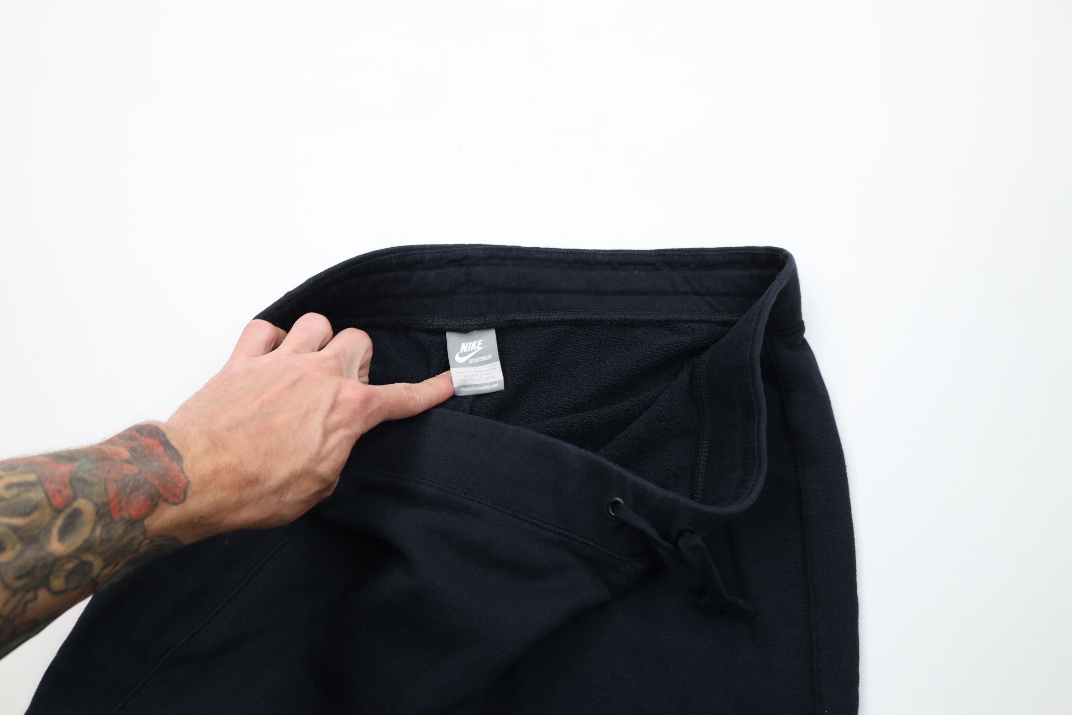 Nike Vintage Y2K Nike Scott Mini Swoosh Ribbed Knit Sweatpants Size US 36 / EU 52 - 8 Thumbnail