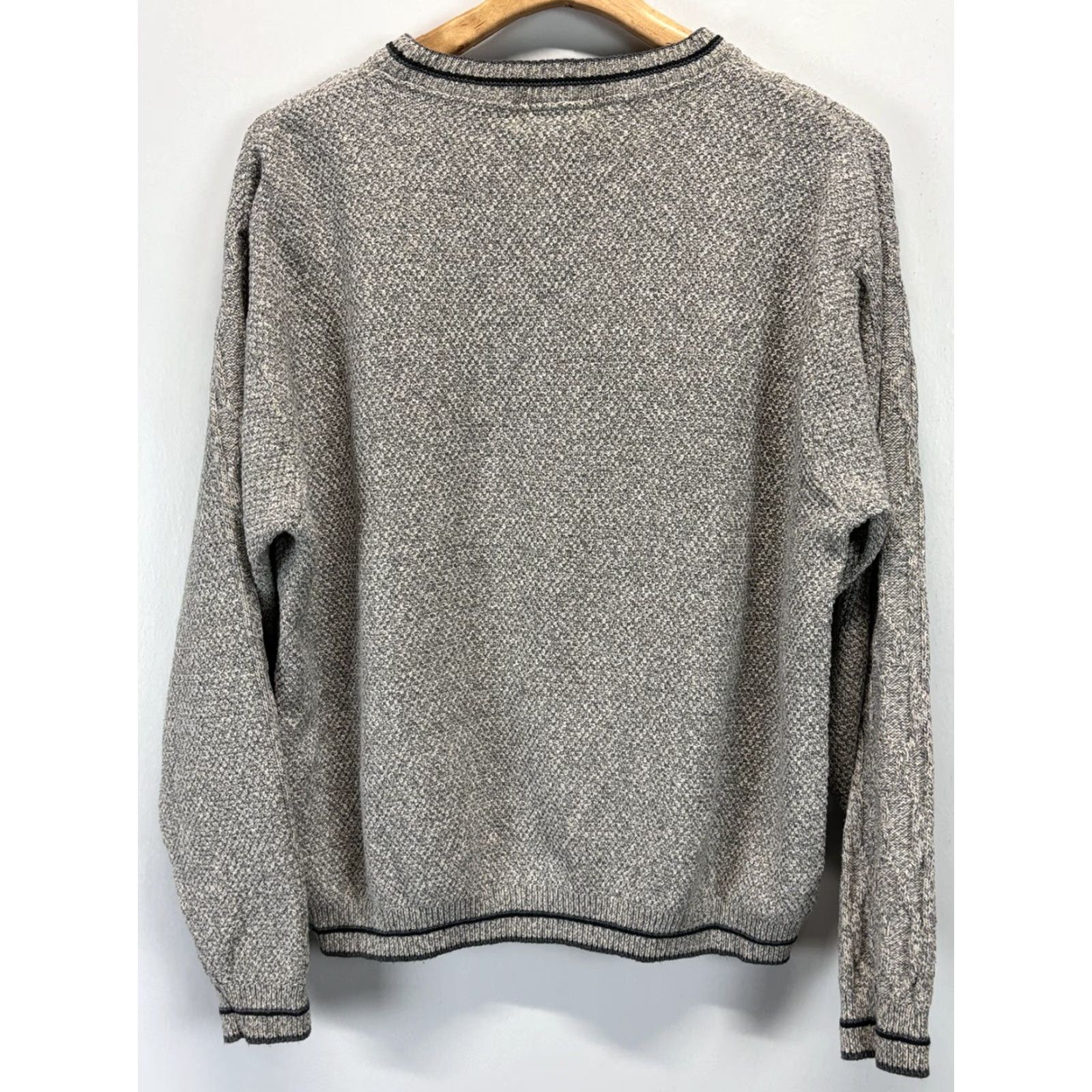 Haggar VINTAGE Haggar Golf Sweater Mens XL Gray Crew Neck Pullover Knit Cotton 90s Preppy Boxy Size US XL / EU 56 / 4 - 4 Thumbnail