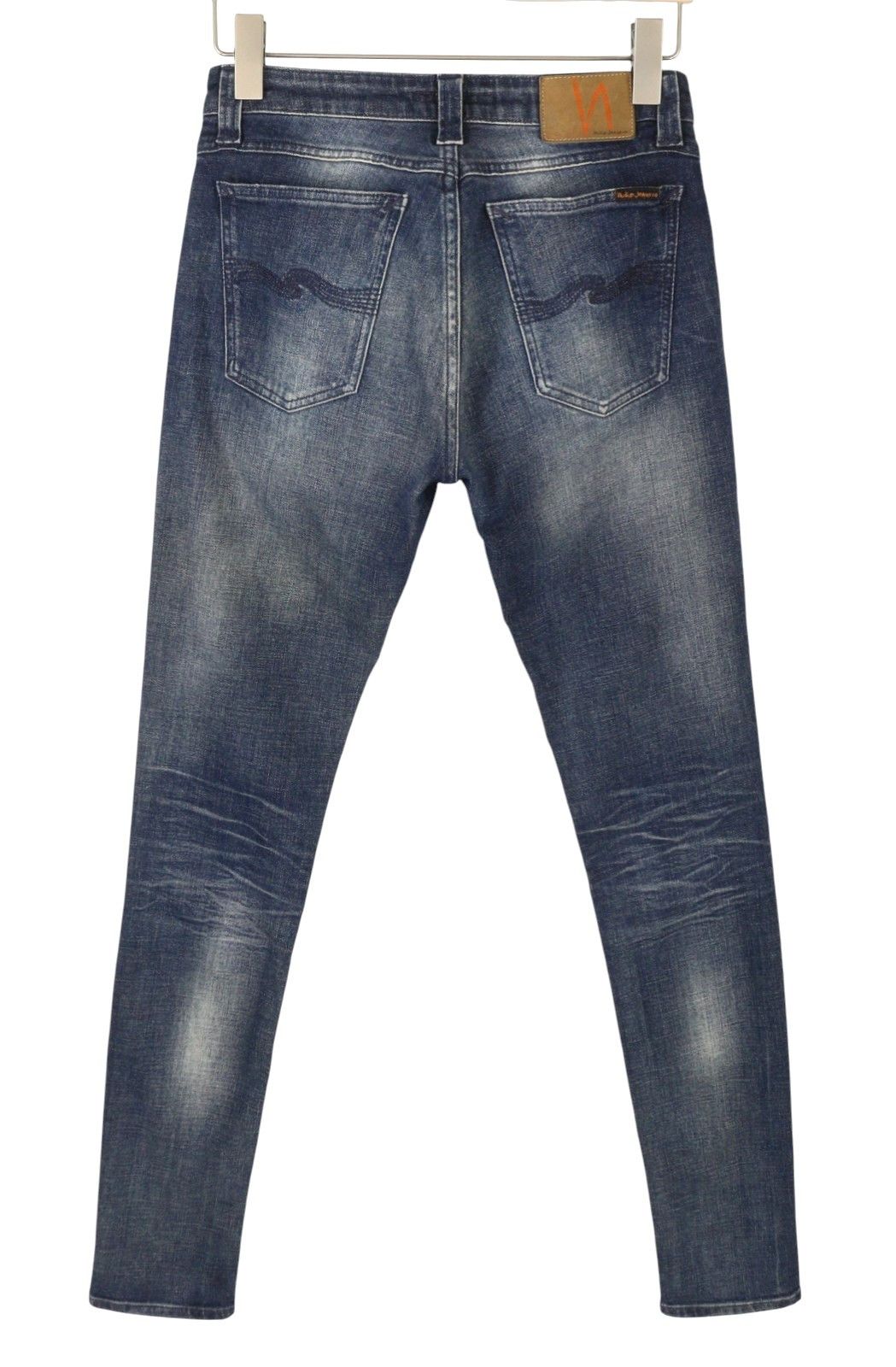Nudie Jeans SKINNY LIN NAVY LIGHTNING W29/L34 Blue 89763 Size US 29 - 4 Thumbnail