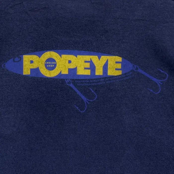 Fruit Of The Loom Vintage POPEYE TOKYO MAGAZINE Anglers Issue Tee Shirt Size US M / EU 48-50 / 2 - 3 Thumbnail