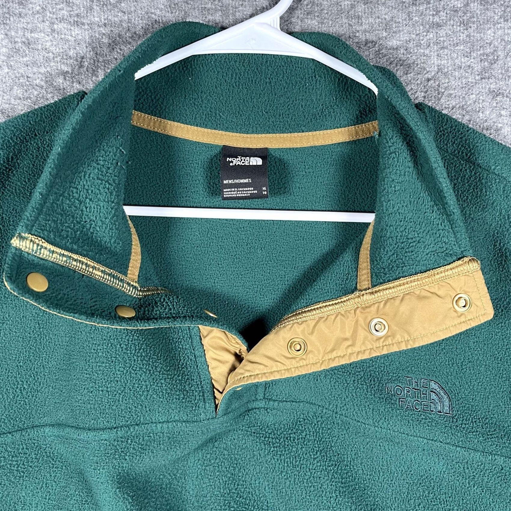 The North Face The North Face Jacket Mens XL Green Fleece Snap Pullover Outdoor Hiking Size US XL / EU 56 / 4 - 5 Thumbnail