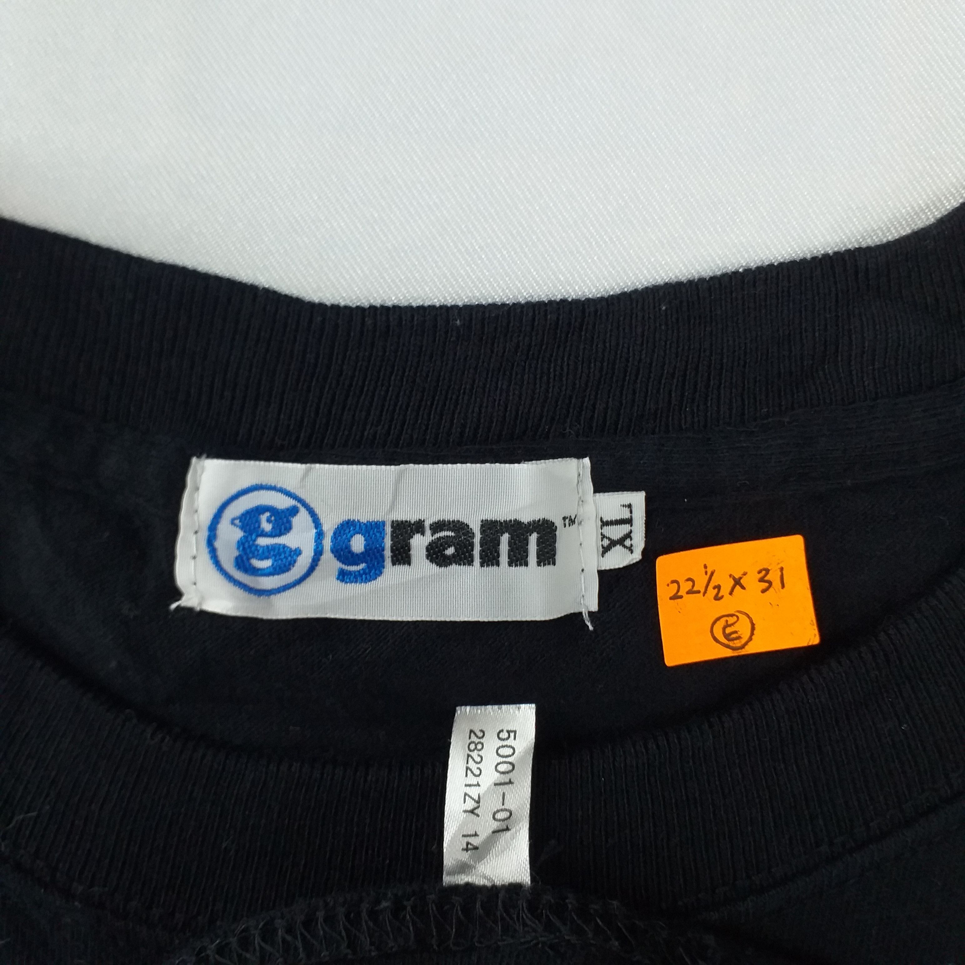 Gram Dmc Japan x Gram Japanese Brand Xlarge Tshirt -E126 Size US XL / EU 56 / 4 - 5 Thumbnail