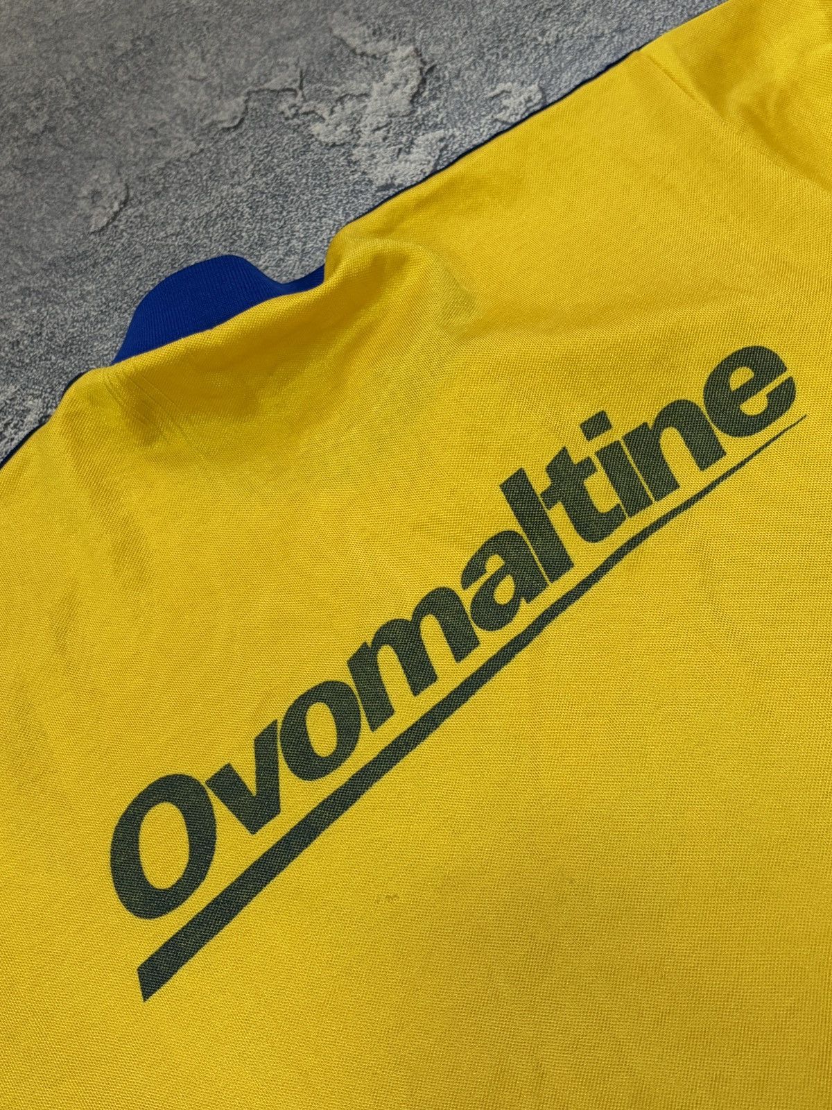 Adidas Vintage 70s Adidas Erima Isostar Ovomaltine Jersey Yellow M Size US M / EU 48-50 / 2 - 13 Thumbnail