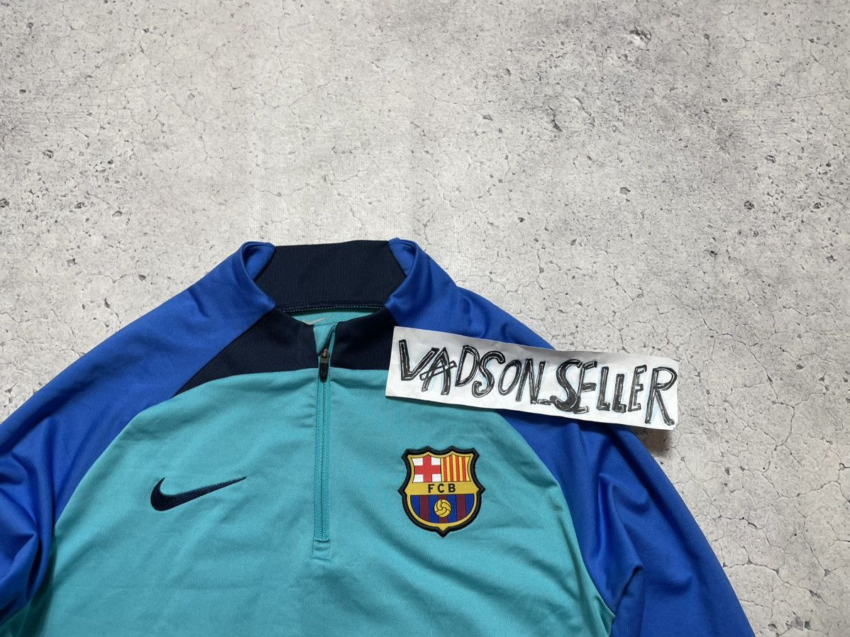 Nike Nike FC Barcelona Training Top 1/4 Zip Sweatshirt Drill Y2K Size US S / EU 44-46 / 1 - 5 Thumbnail