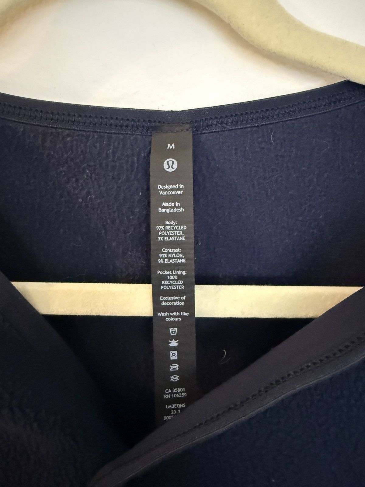 Lululemon Navy Lululemon men’s navy fleece cardgian Size US M / EU 48-50 / 2 - 2 Thumbnail
