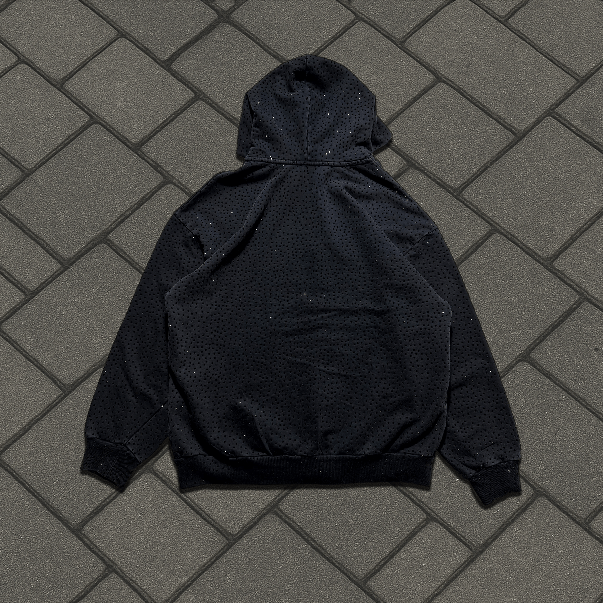 Balenciaga 2022 Balenciaga Black Rhinestone Zip Up Size US XS / EU 42 / 0 - 2 Thumbnail