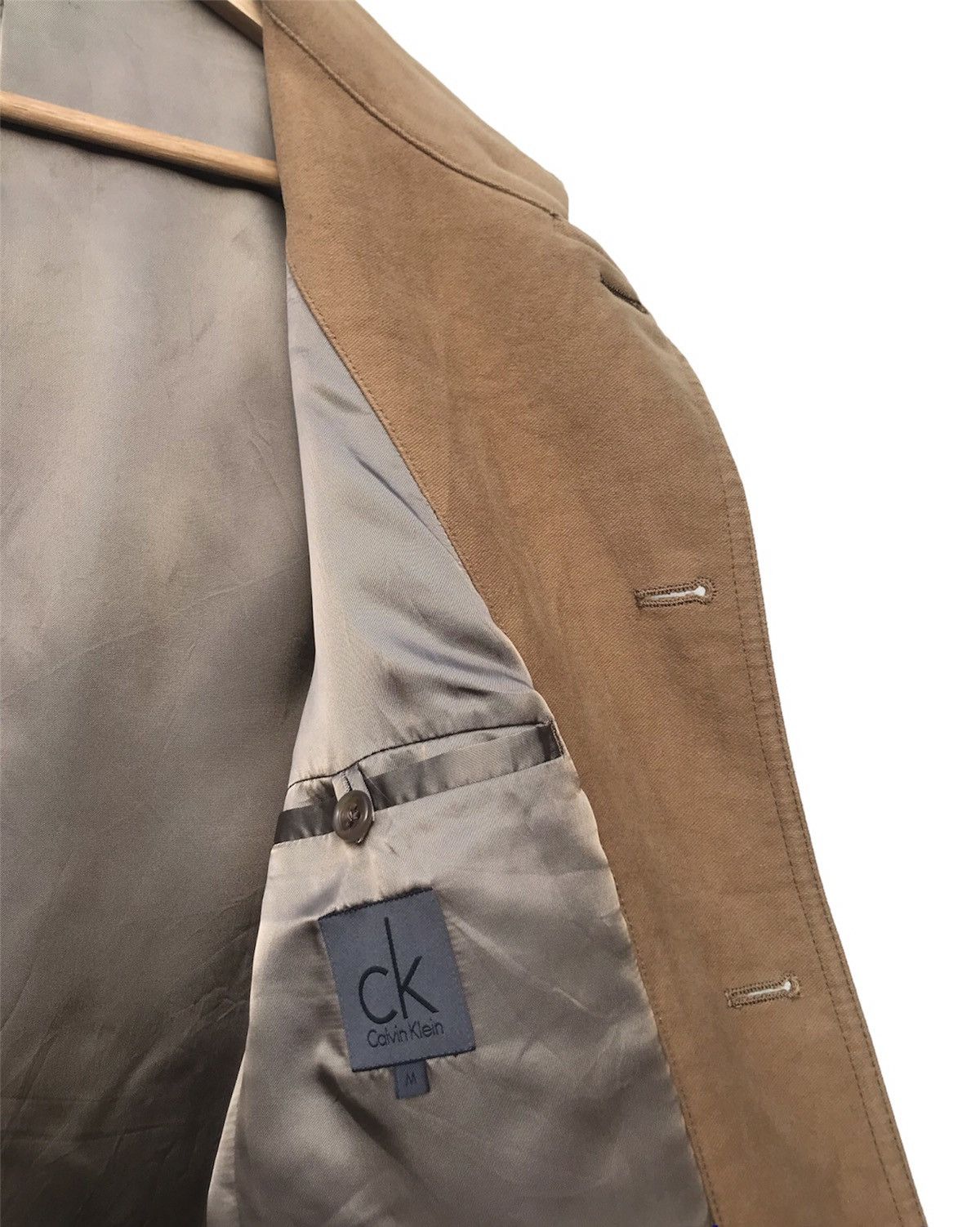 Calvin Klein × Calvin Klein 205W39NYC ‼️OFFER ME‼️ Calvin Klein Cotton Suede Jacket Size US M / EU 48-50 / 2 - 9 Thumbnail