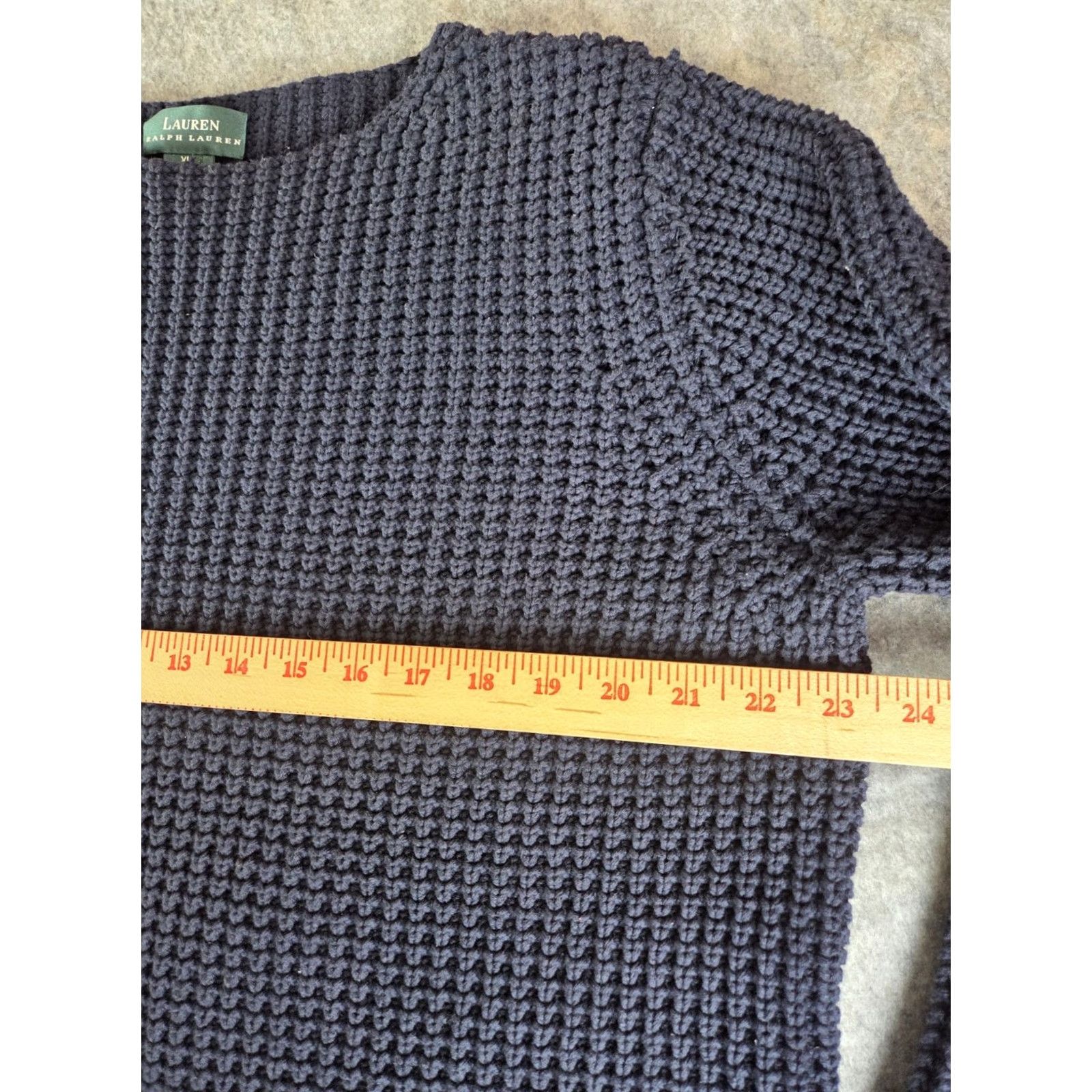 Ralph Lauren Ralph Lauren Sweater Women XL Navy Blue Knit Pullover Long Sleeve" Size XL / US 12-14 / IT 48-50 - 7 Thumbnail