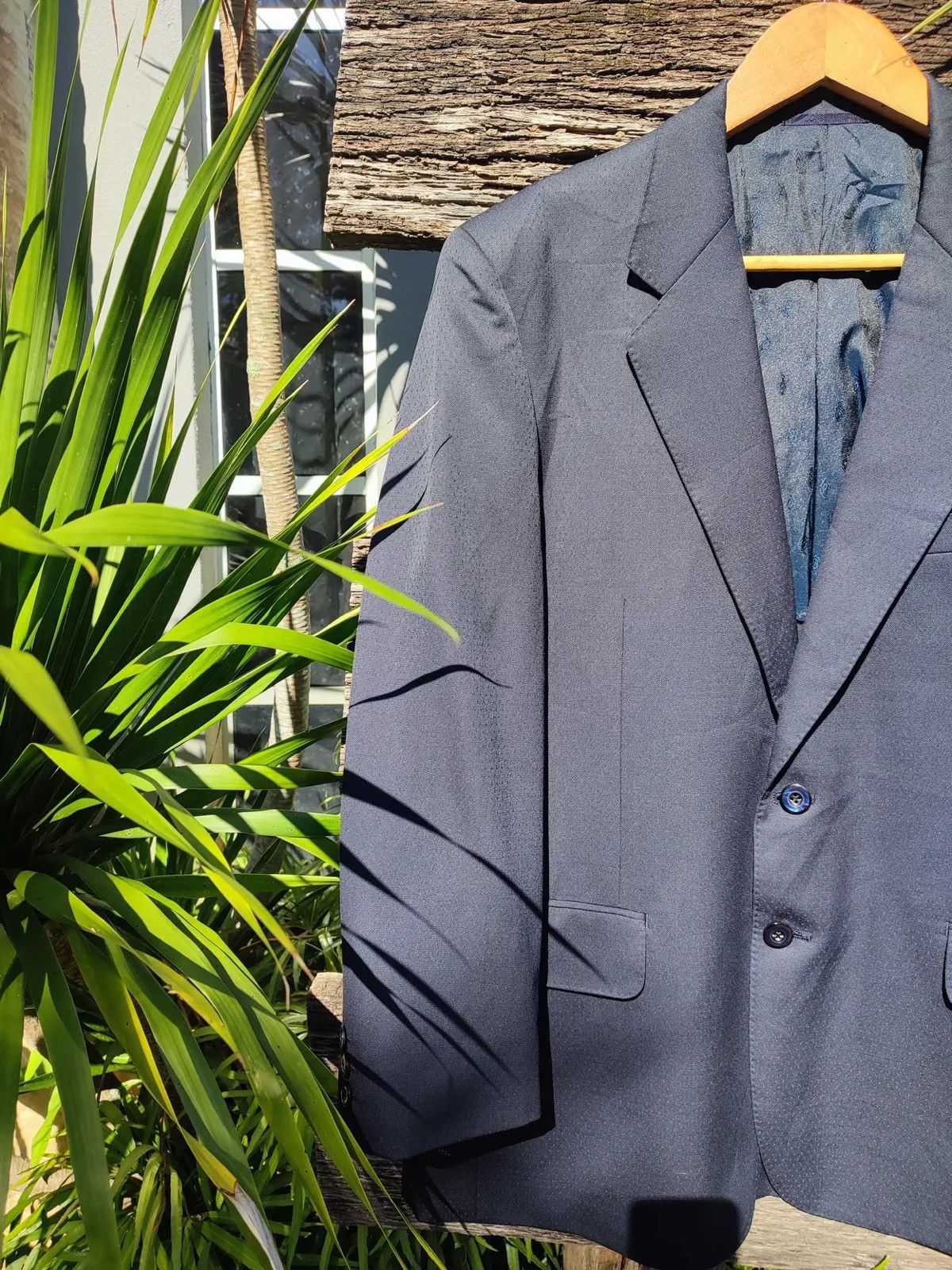 Balenciaga Balenciaga Pour Homme Black Wool Blazer (Vintage 90s) Size 38R - 3 Thumbnail