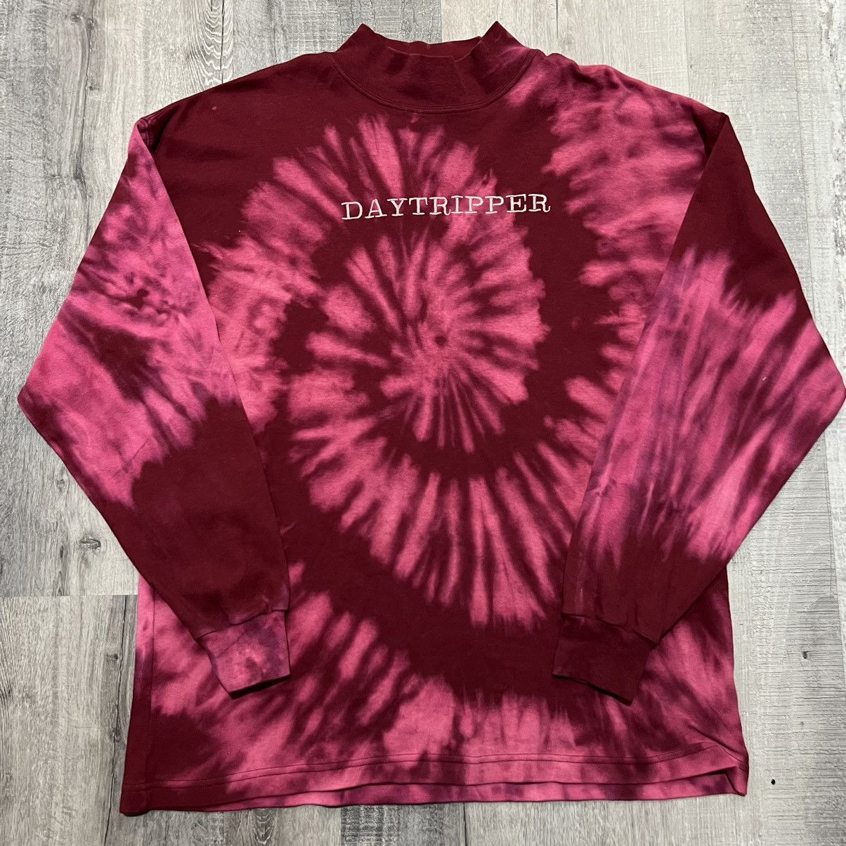 Vintage VTG Psychedelic Daytripper Tie Dye Long Sleeve Hippie Shirt Size L / US 10 / IT 46 - 1 Thumbnail
