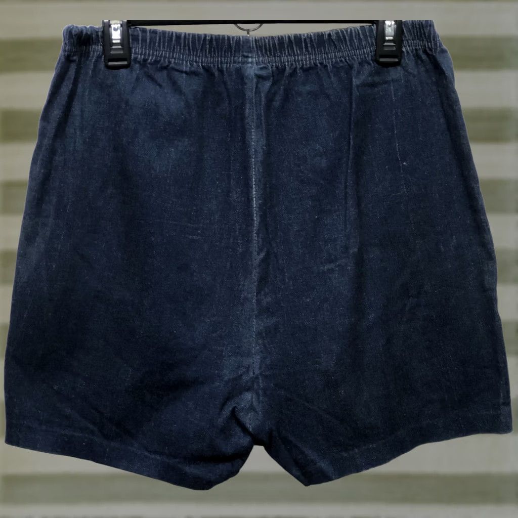 NEXT Whats Next High Rise Denim Mom Jean Shorts 20 32" Waist Dk Blue Capsule Size 40" / US 18 - 1 Thumbnail