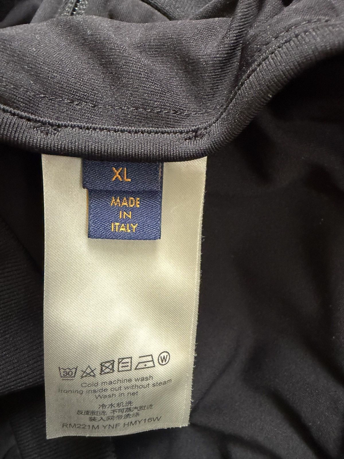 Louis Vuitton Louis Vuitton Black Monogram Zip-Up Hoodie Jacket Size US XL / EU 56 / 4 - 3 Thumbnail