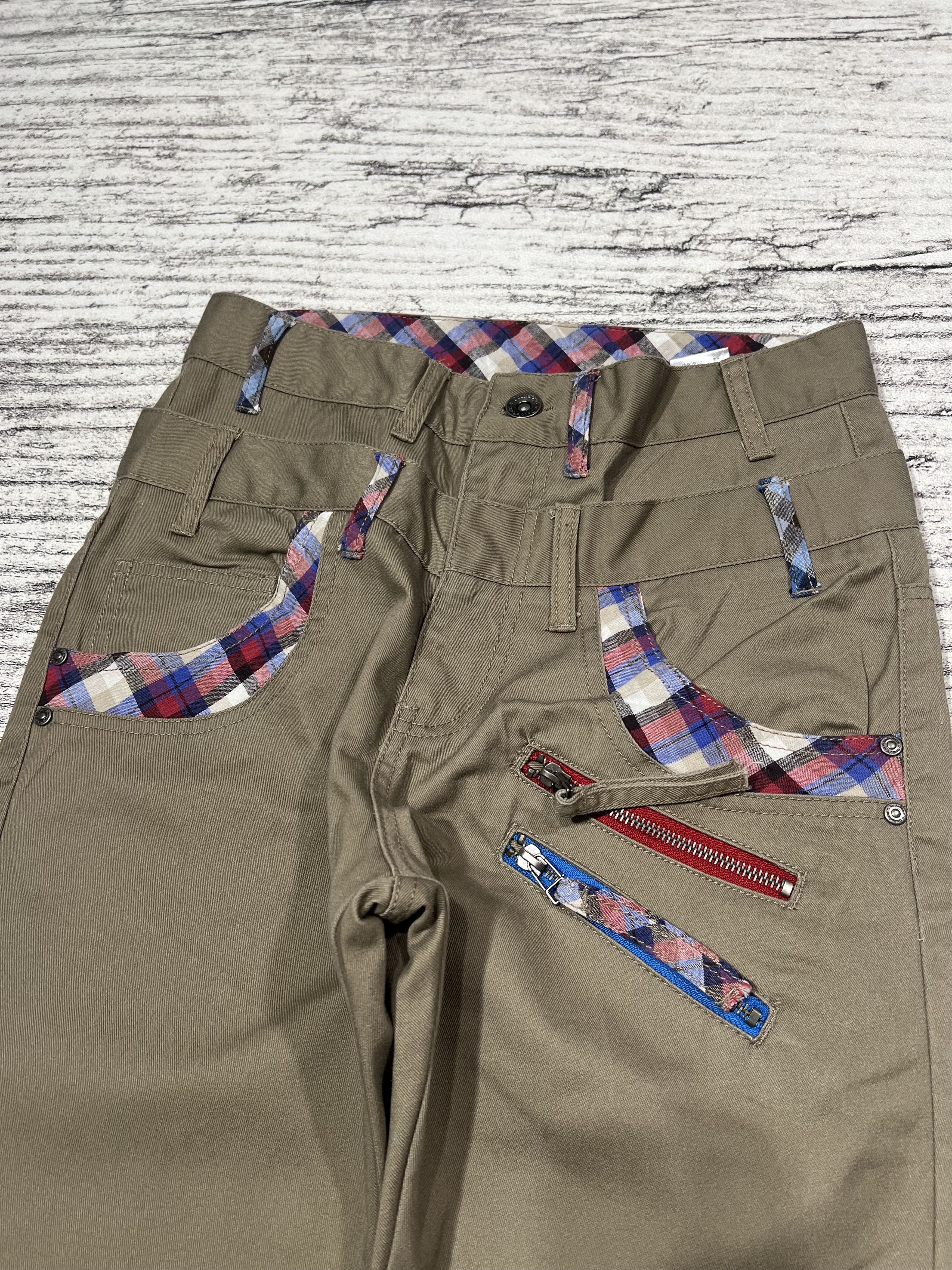 Japanese Brand 2000s Hysteric Cdg Double Waist Bootcut Flare Y2k Lgb Ifsix Size US 27 - 3 Thumbnail