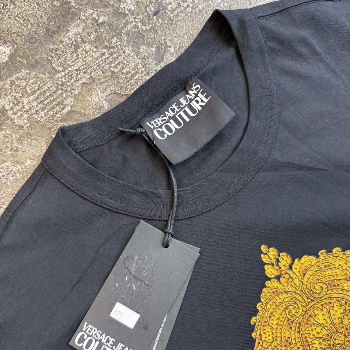 Versace Jeans Couture Versace jeans couture rhinestone logo tee new Size US L / EU 52-54 / 3 - 4 Thumbnail