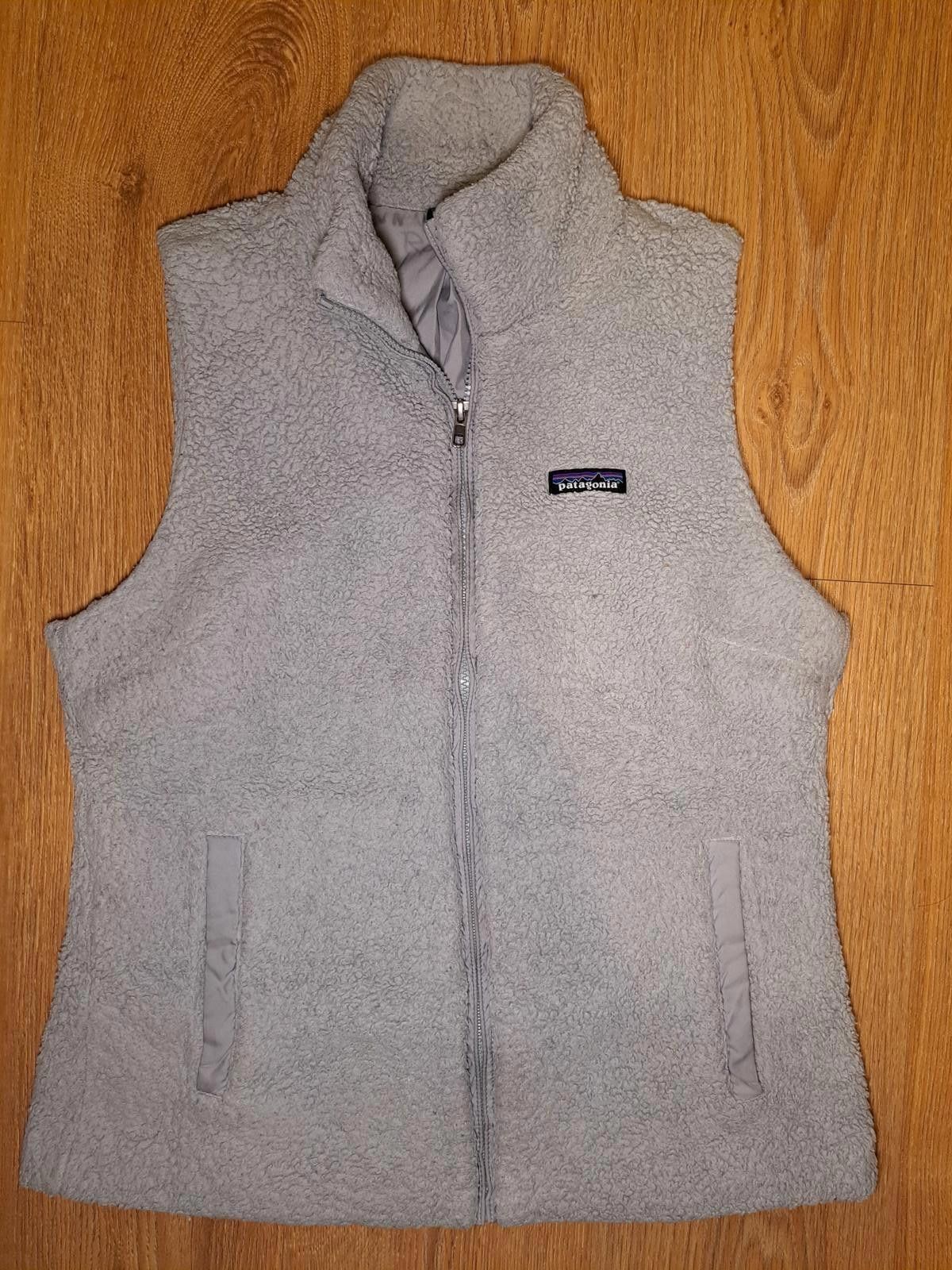 Patagonia Patagonia High Pile Fleece Vest Jacket Womens Large Gray Size L / US 10 / IT 46 - 1 Thumbnail
