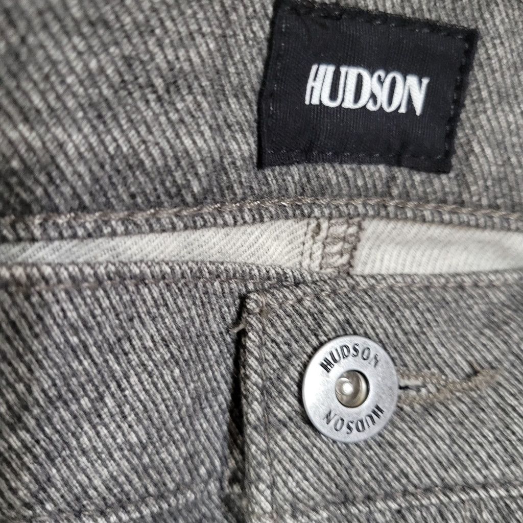 Hudson HUDSON Blake Slim Straight Zip Fly Cotton Polyester Size US 33 - 9 Thumbnail