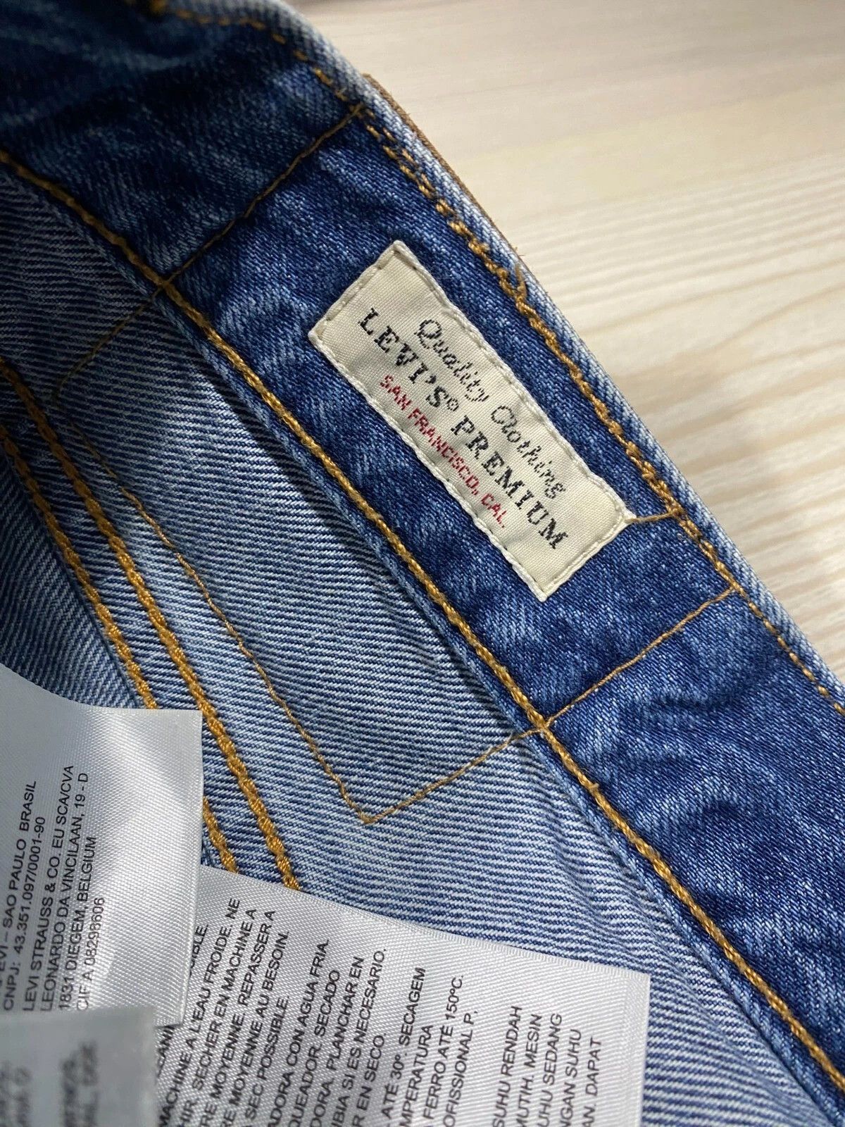 Levi's Levi's Vintage Style 501 Jeans Straight Leg Blue Denim Size US 36 / EU 52 - 6 Thumbnail
