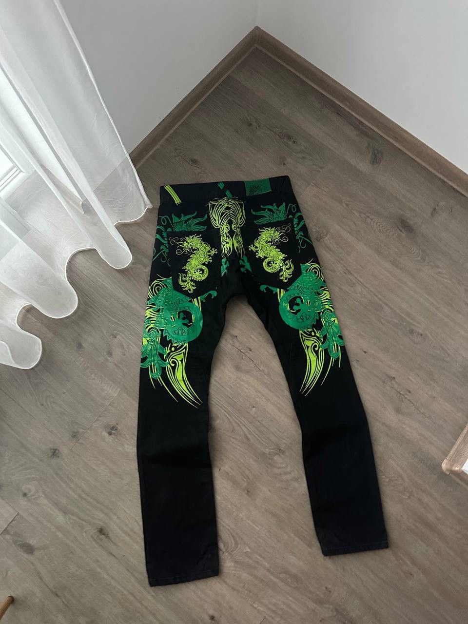 Christian Audigier × Ed Hardy × Vintage Vintage Ed Hardy Christian Audigier Style Pants Size US 30 / EU 46 - 4 Thumbnail